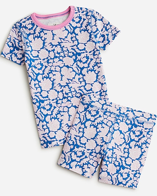 girls SZ Blockprints&trade; X crewcuts girls&apos; short-sleeve pajama set in floral