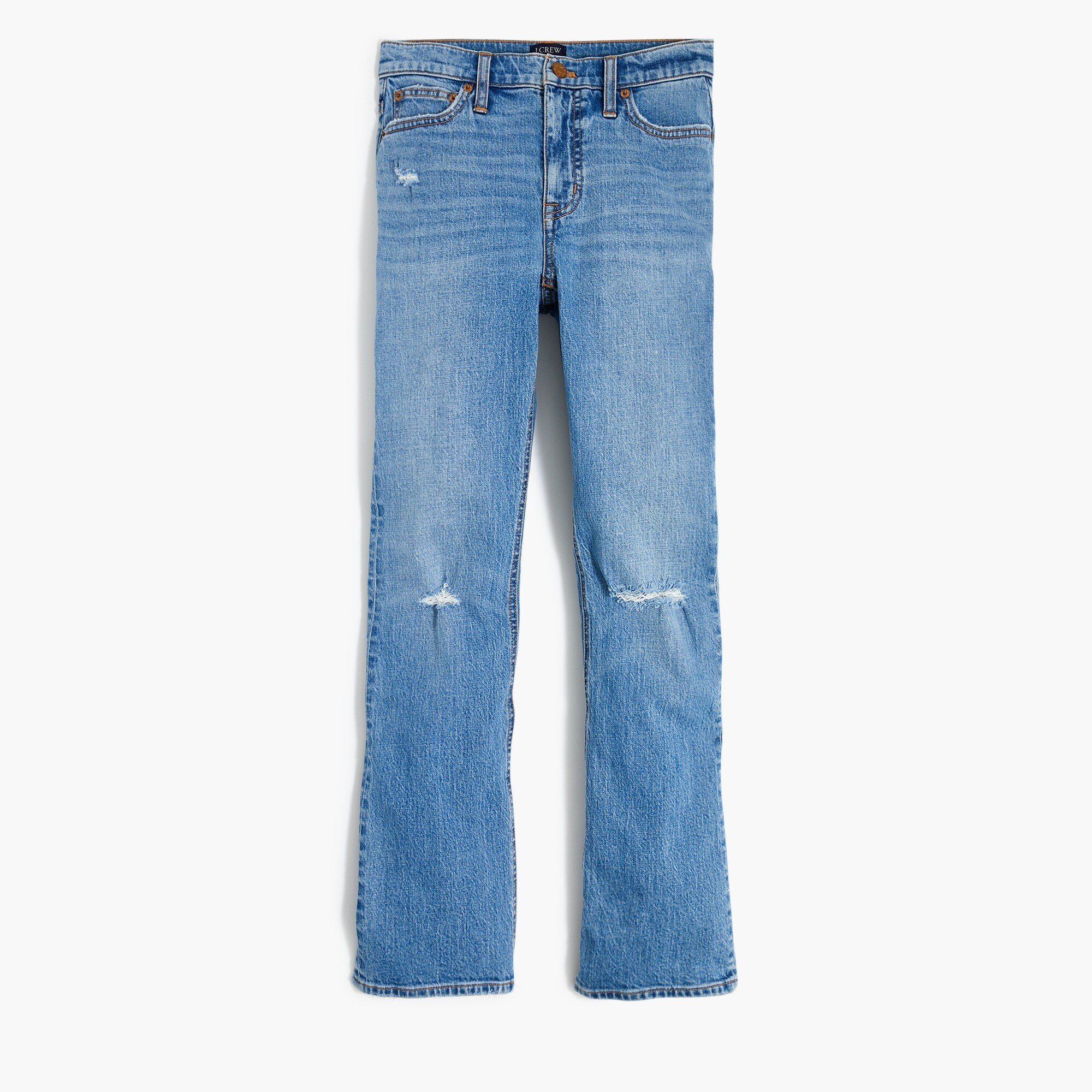 Flare crop jean in all-day stretch