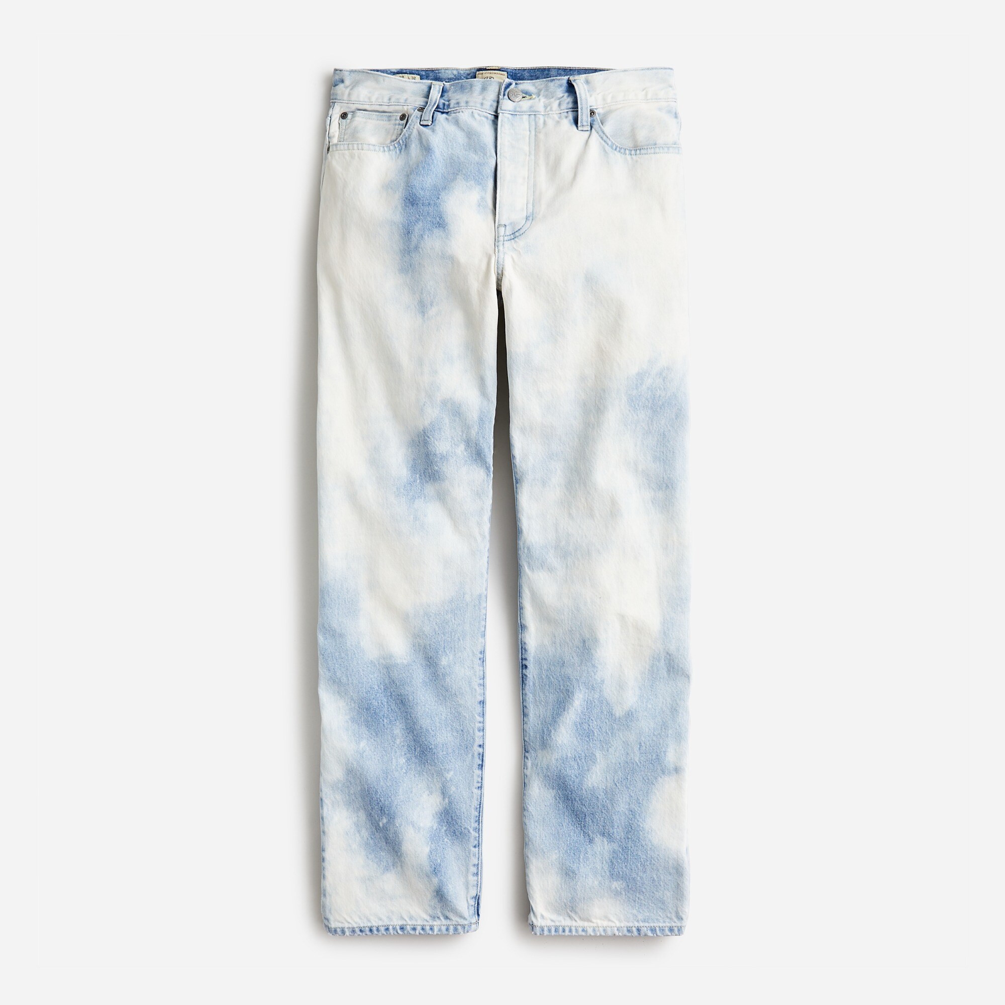 Limited-edition Classic Straight-fit bleached jean in Japanese selvedge denim