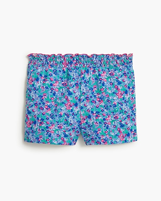  Girls&apos; floral pull-on short