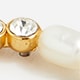 Circle pearl stud earrings CRYSTAL j.crew: circle pearl stud earrings for women