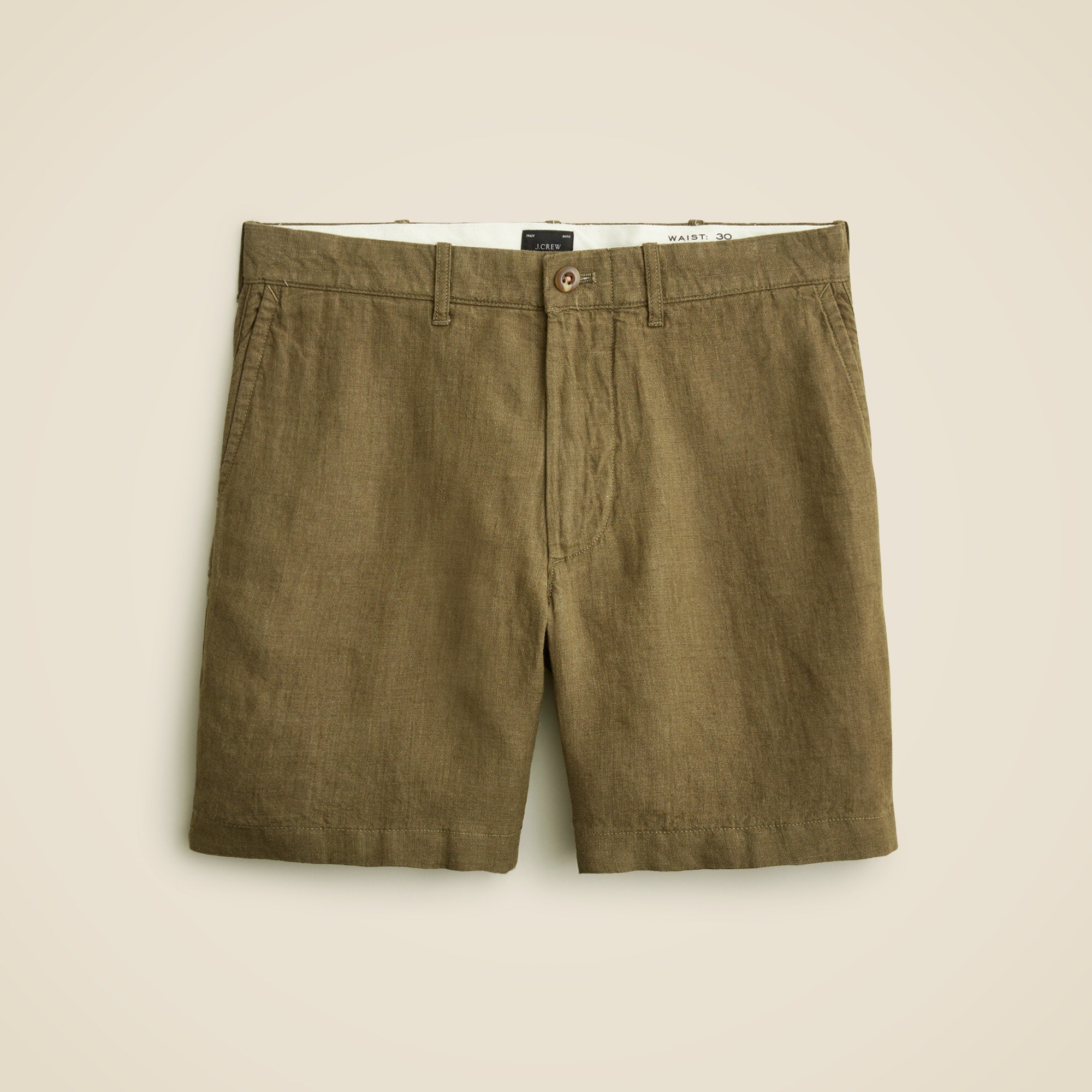 7" linen short