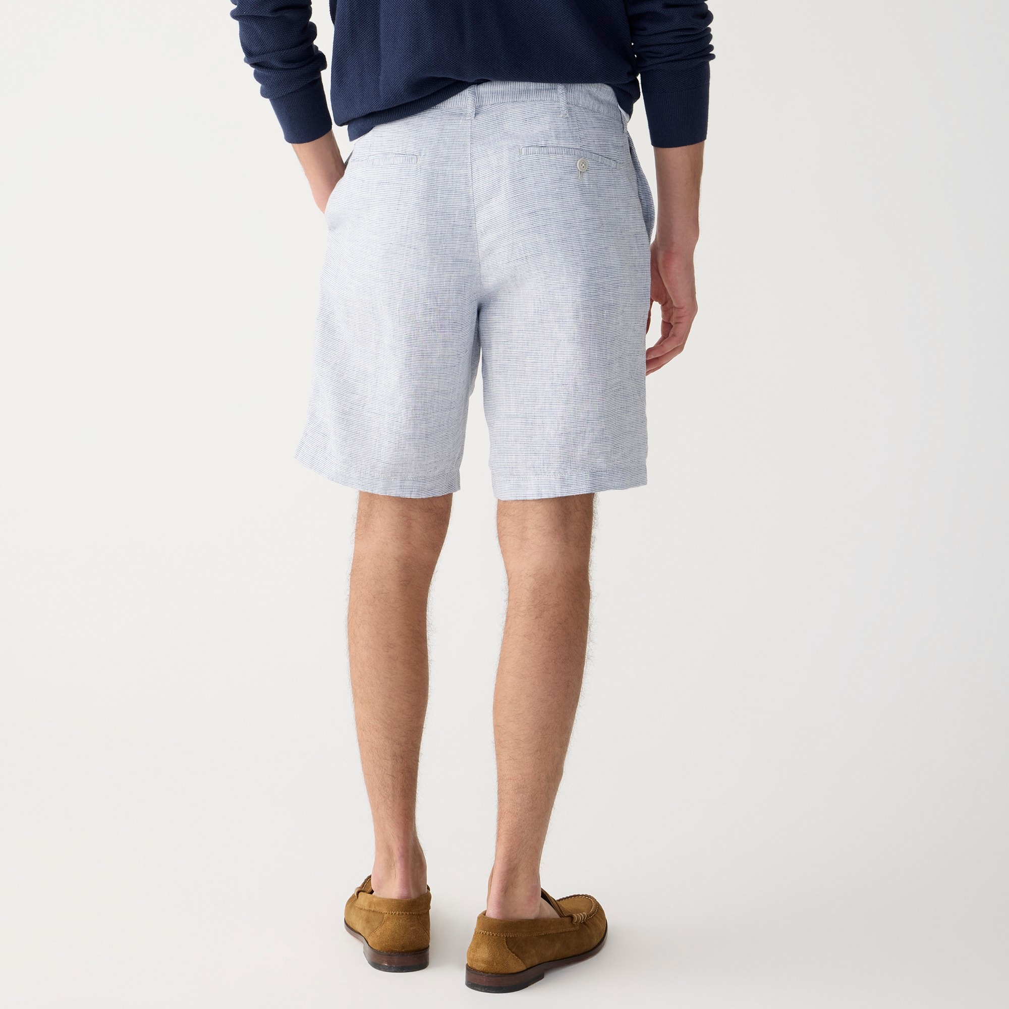 9" linen short