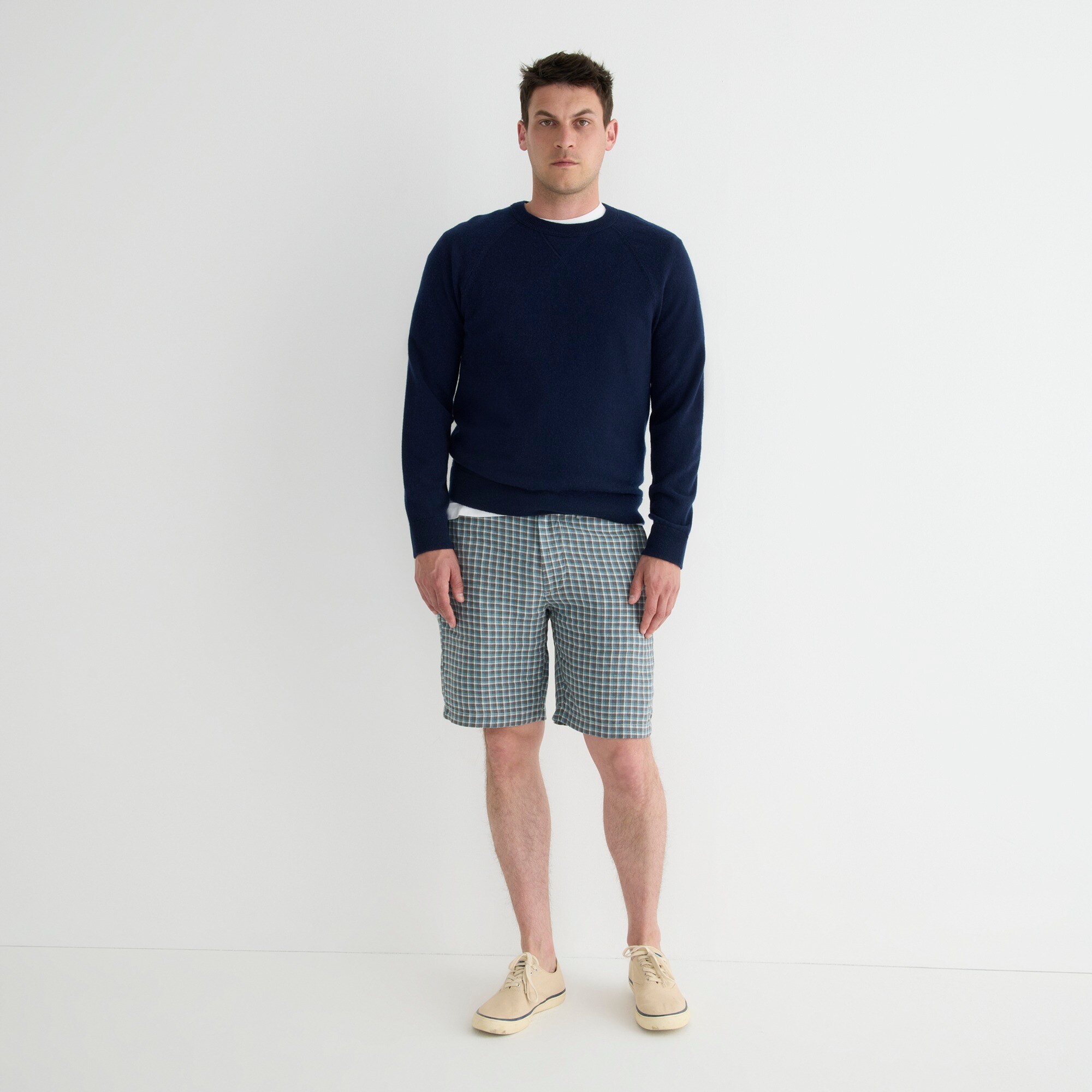 mens 9&quot; linen short