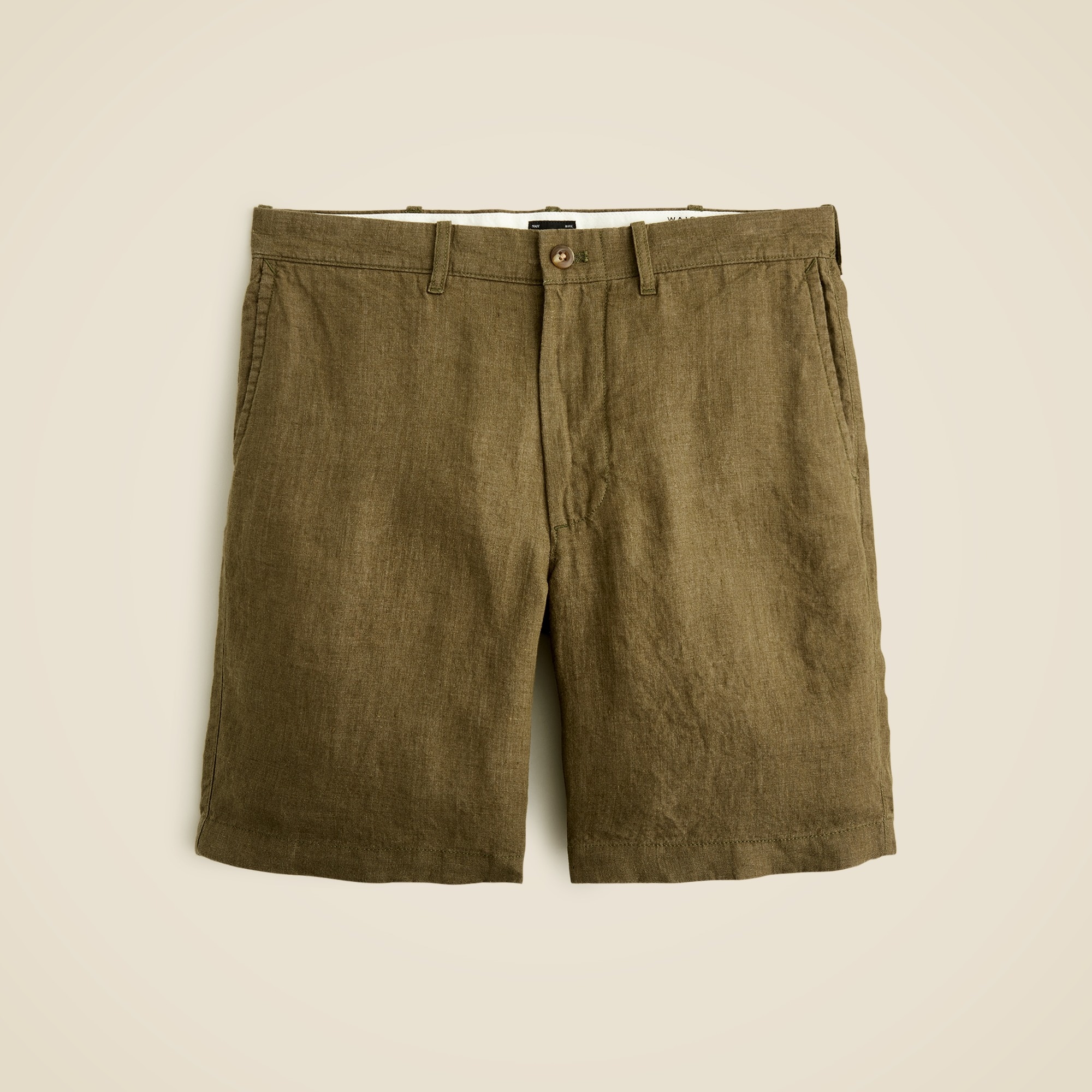 J crew men's linen shorts hotsell