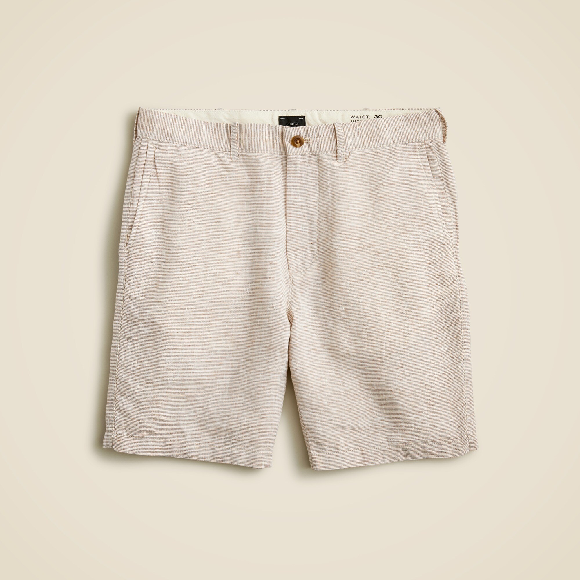 9" linen short