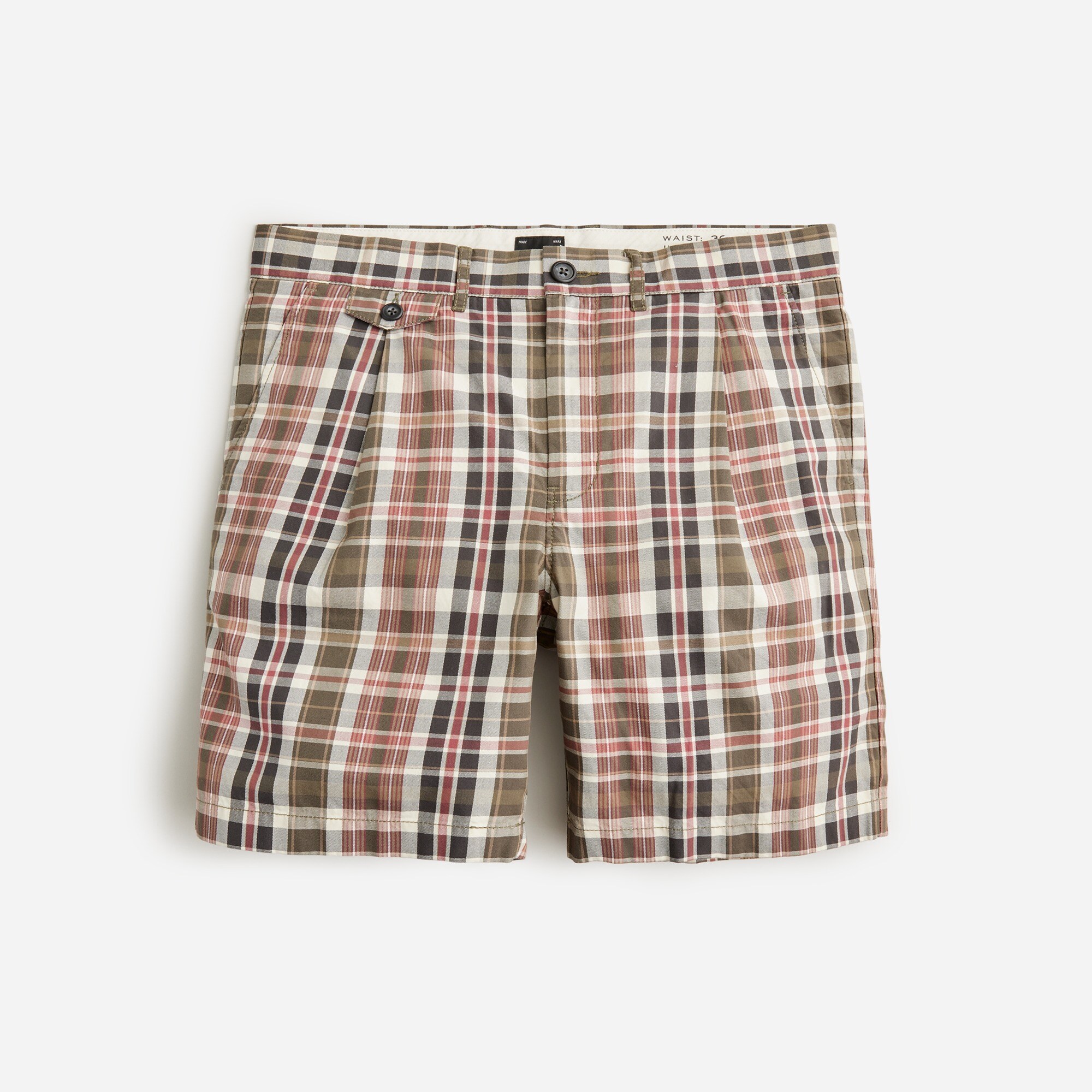 7.5'' pleated chino short
