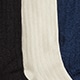 Ribbed bootie socks three-pack BLACK NAVY IVORY