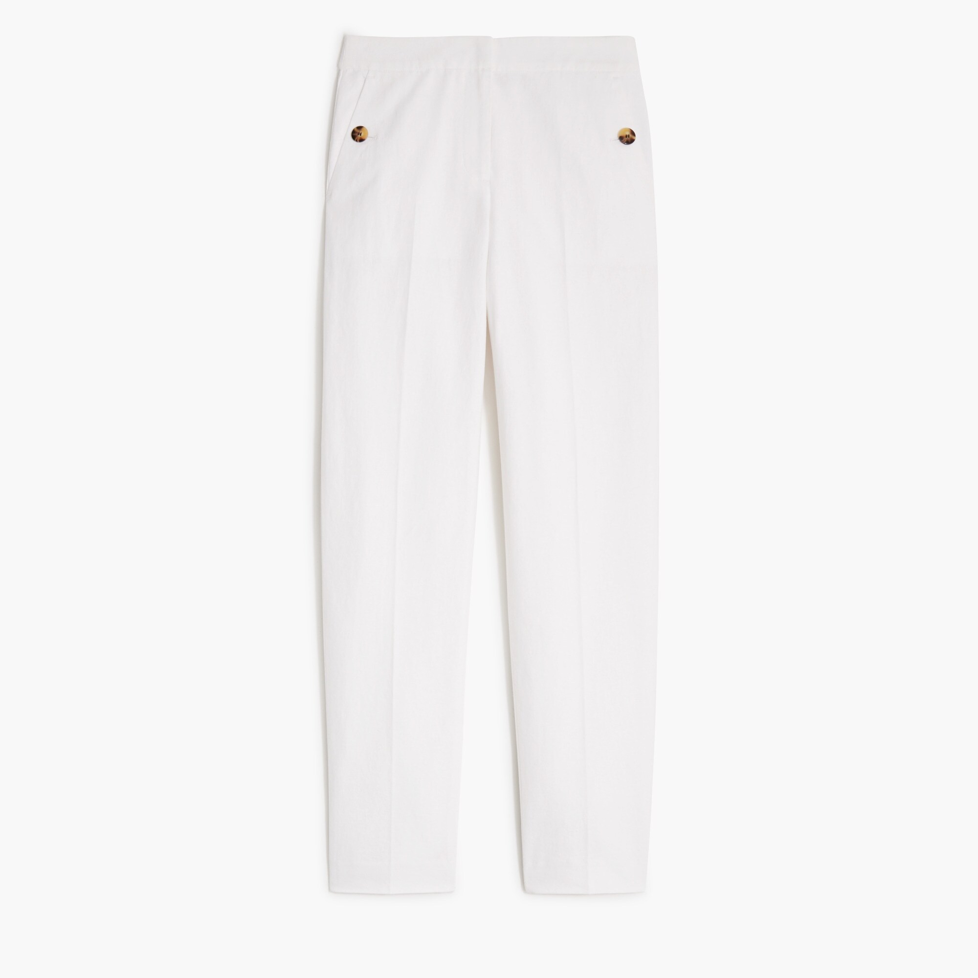 Linen-cotton blend sailor pant