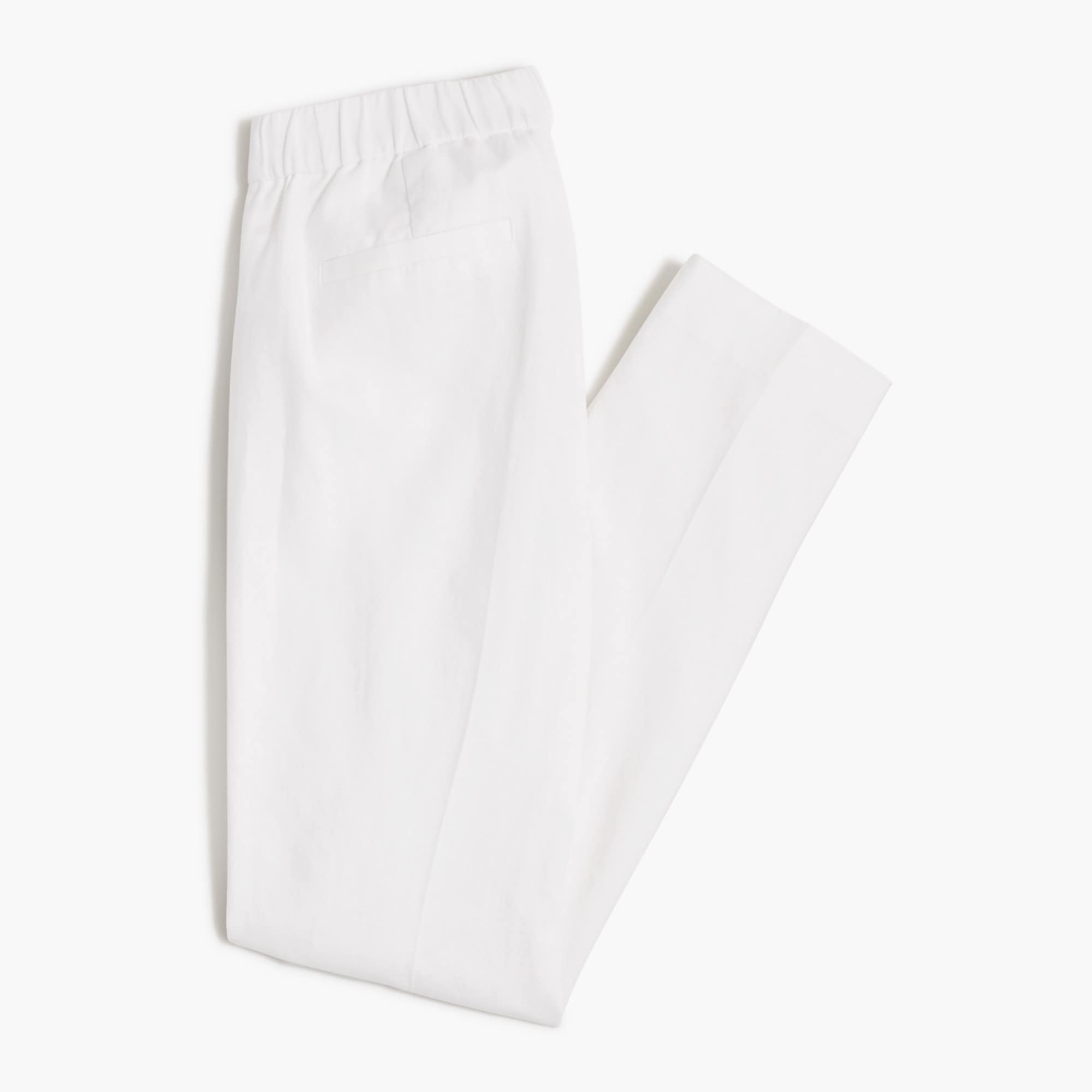 Linen-cotton blend sailor pant