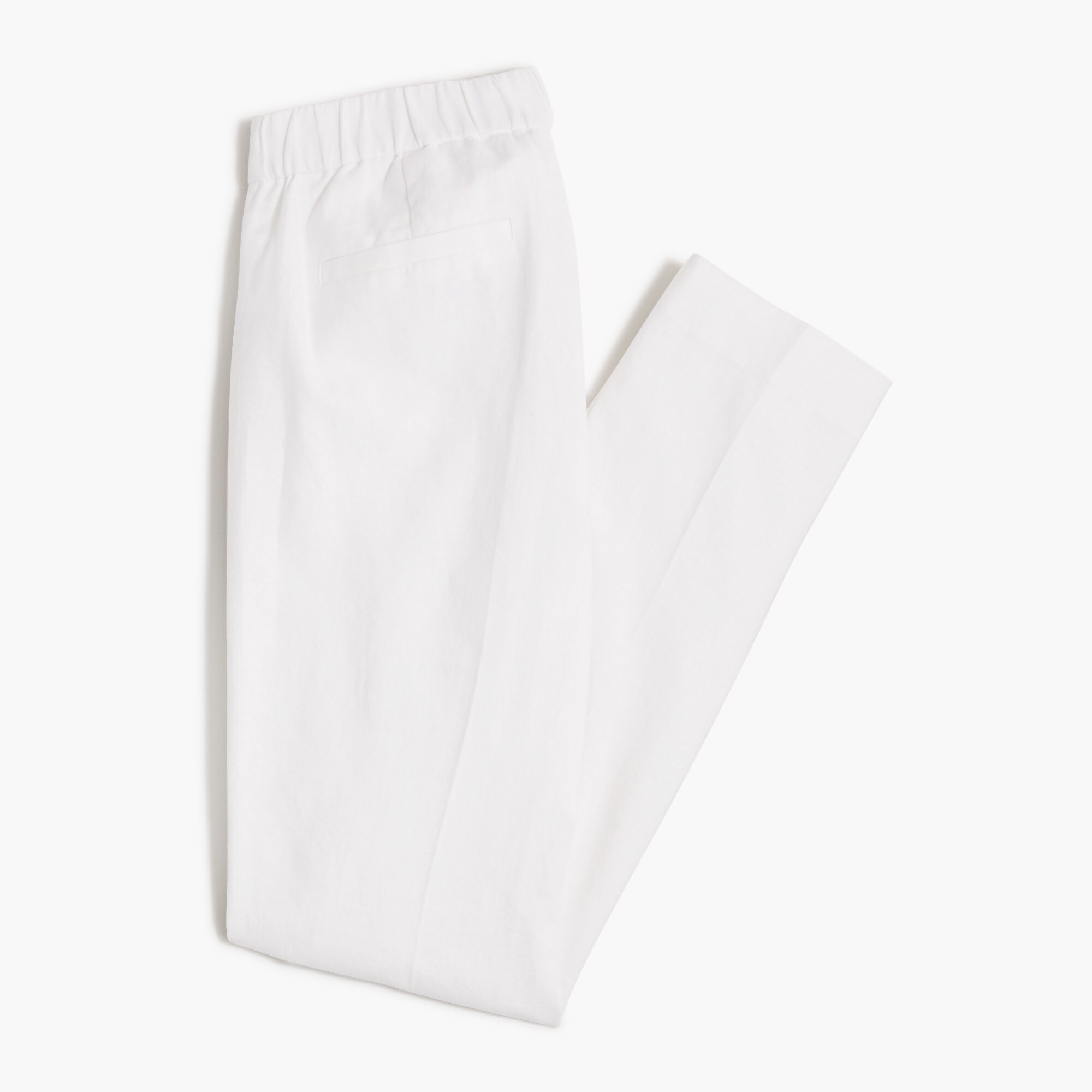 Linen-cotton Blend Elastic-back Sailor Pant For Women | Factory