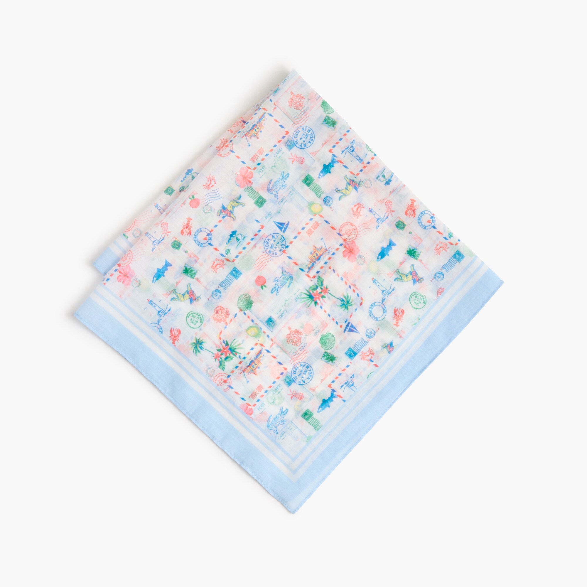 Cotton bandana scarf
