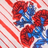Cotton bandana scarf VIBRANT FLAME
