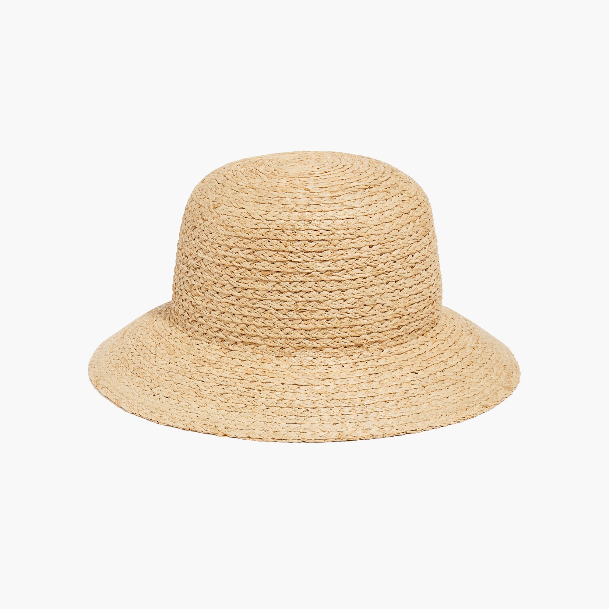 Madewell Straw Bucket Hat in Retro Pink - Size M-L