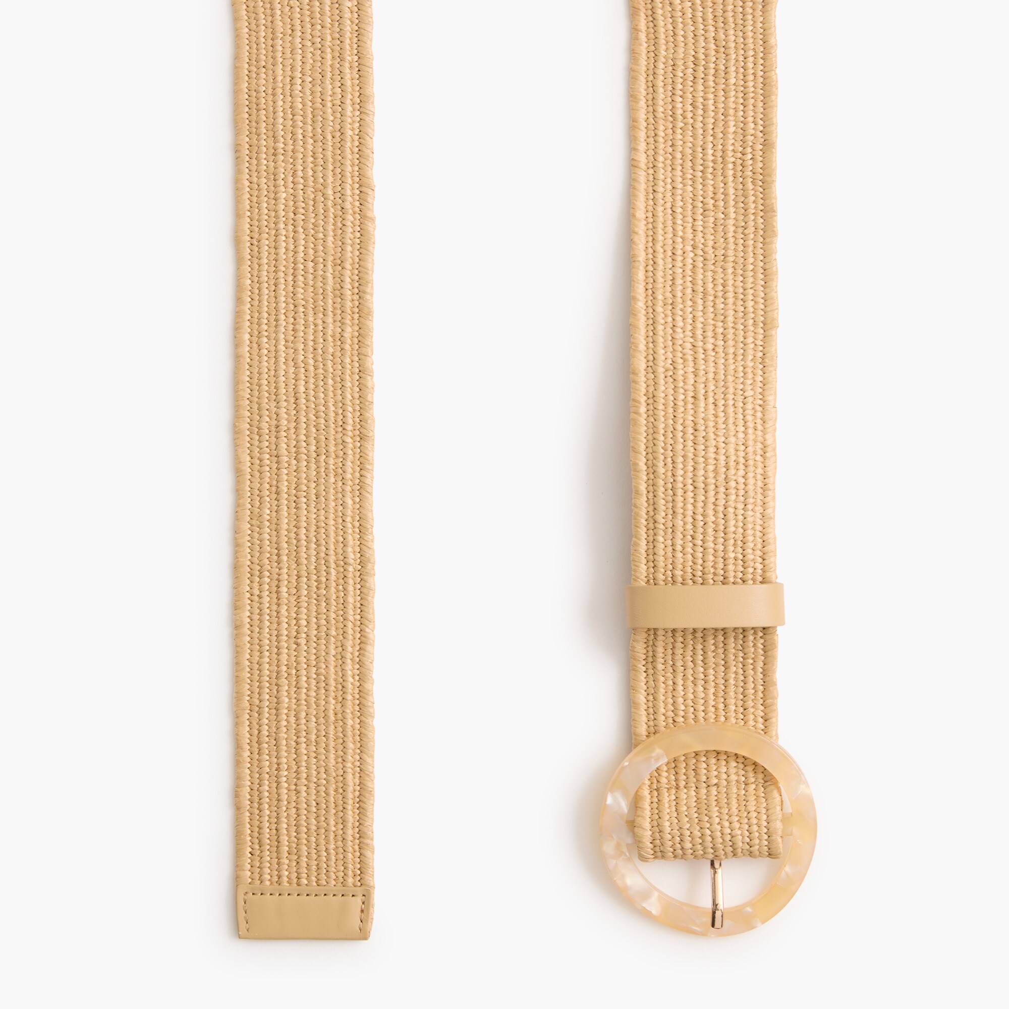 Stretch woven waist belt