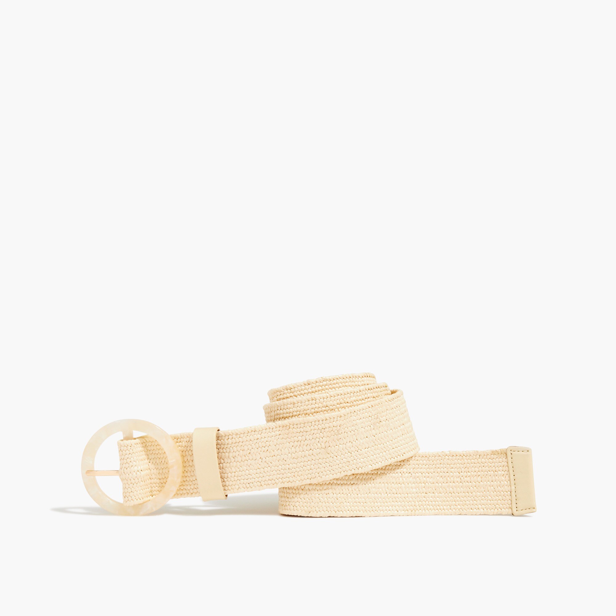 Stretch woven waist belt