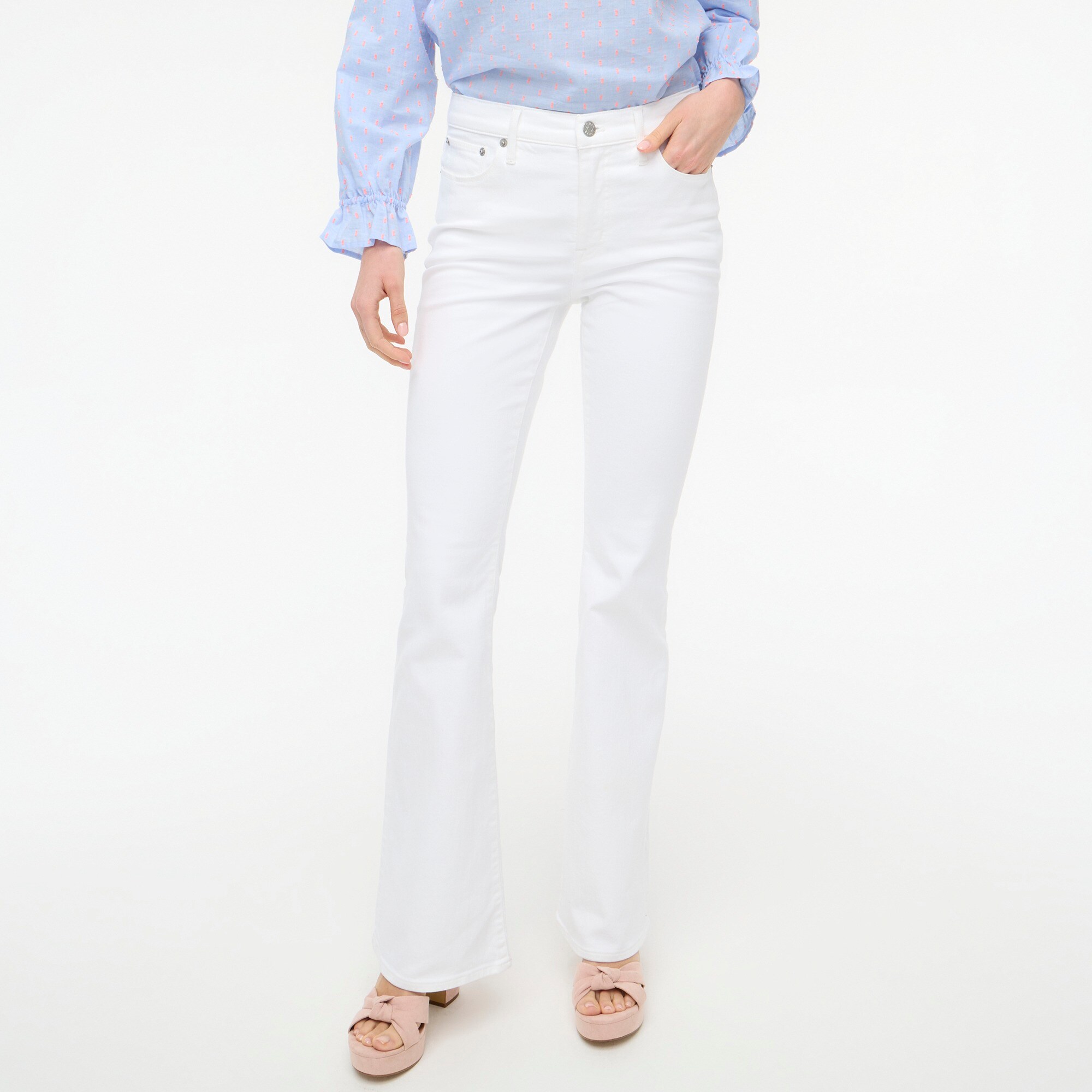 Petite full-length flare jean in signature stretch