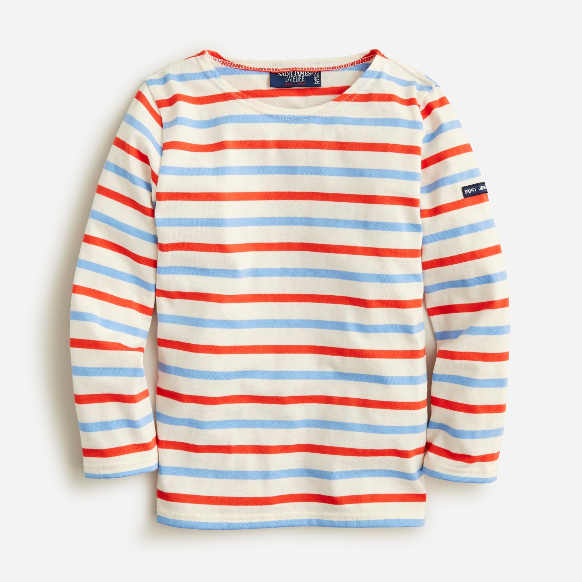 Saint James® X Crewcuts Long-sleeve Striped T-shirt For Girls | J.Crew