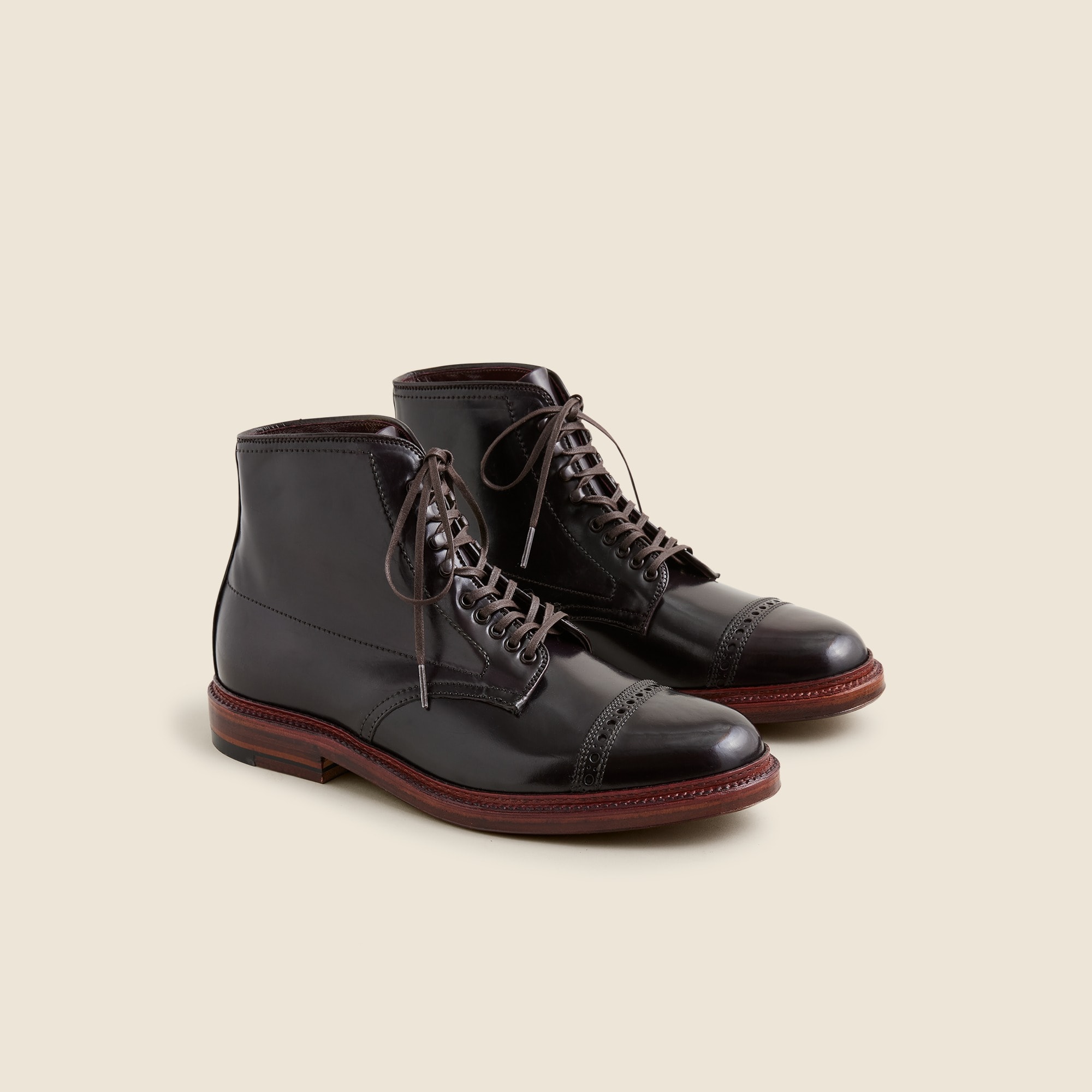  Alden&reg; for J.Crew straight-tip cordovan boots