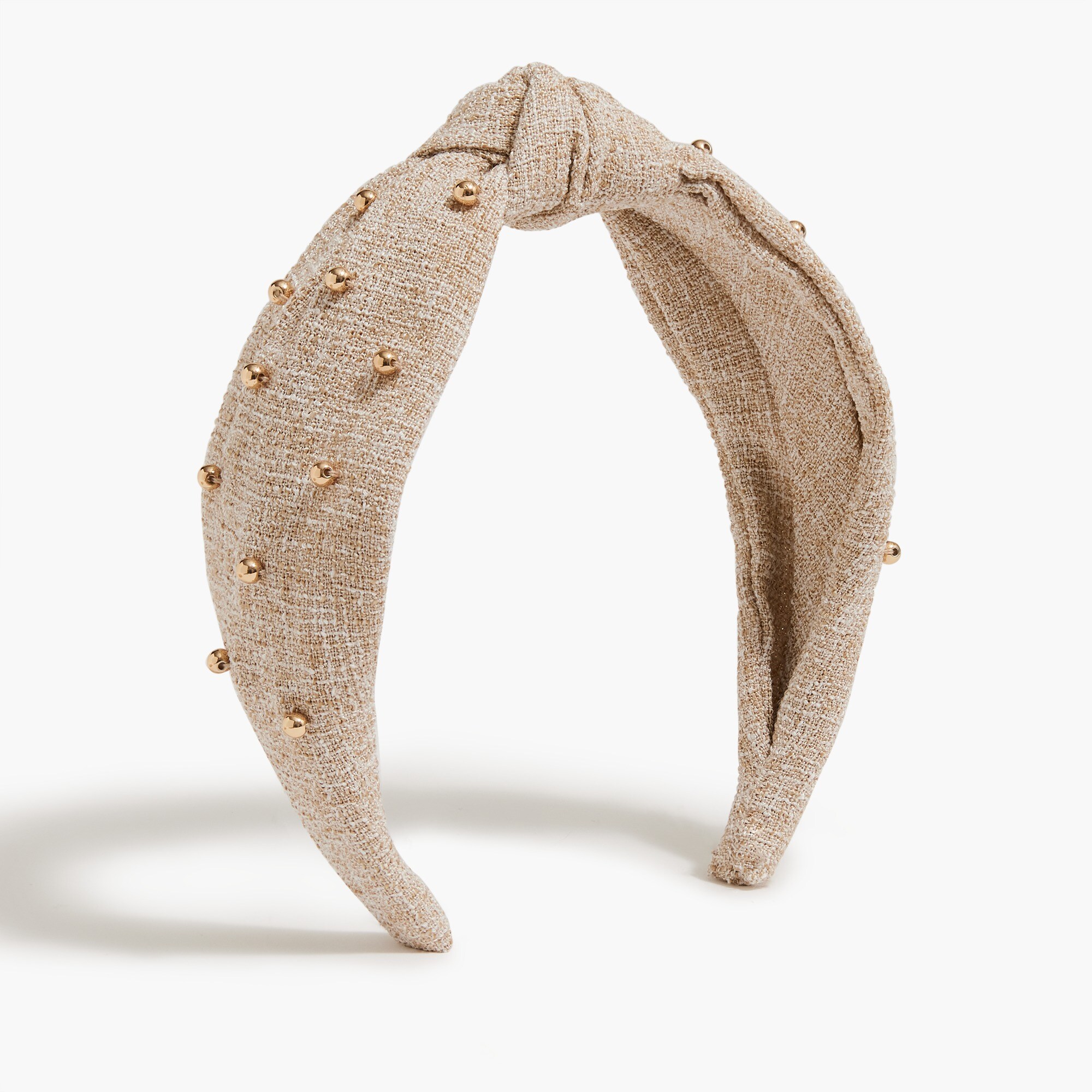 Beaded knot headband