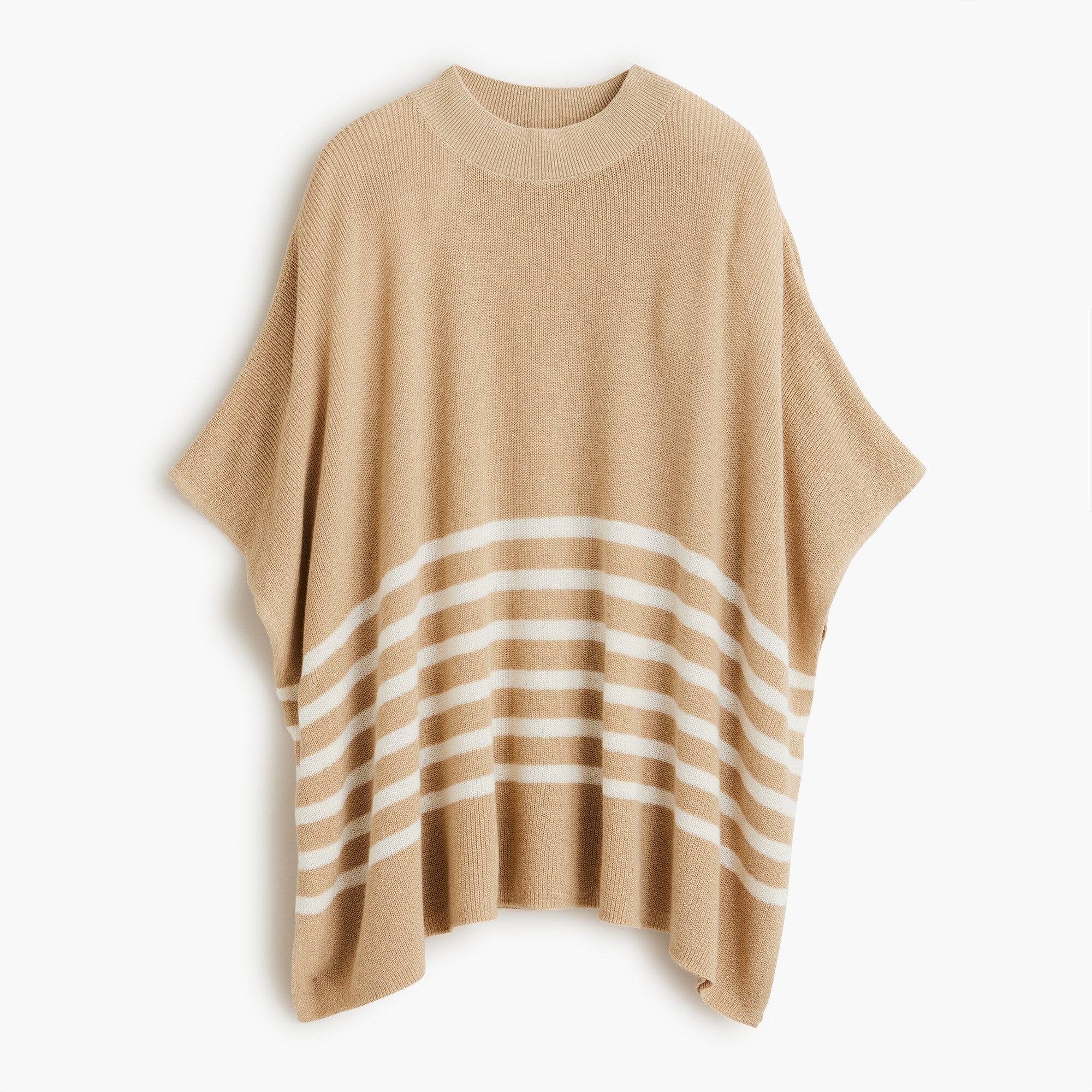  Striped poncho