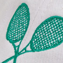 Embroidered baseball hat TENNIS factory: embroidered baseball hat for women