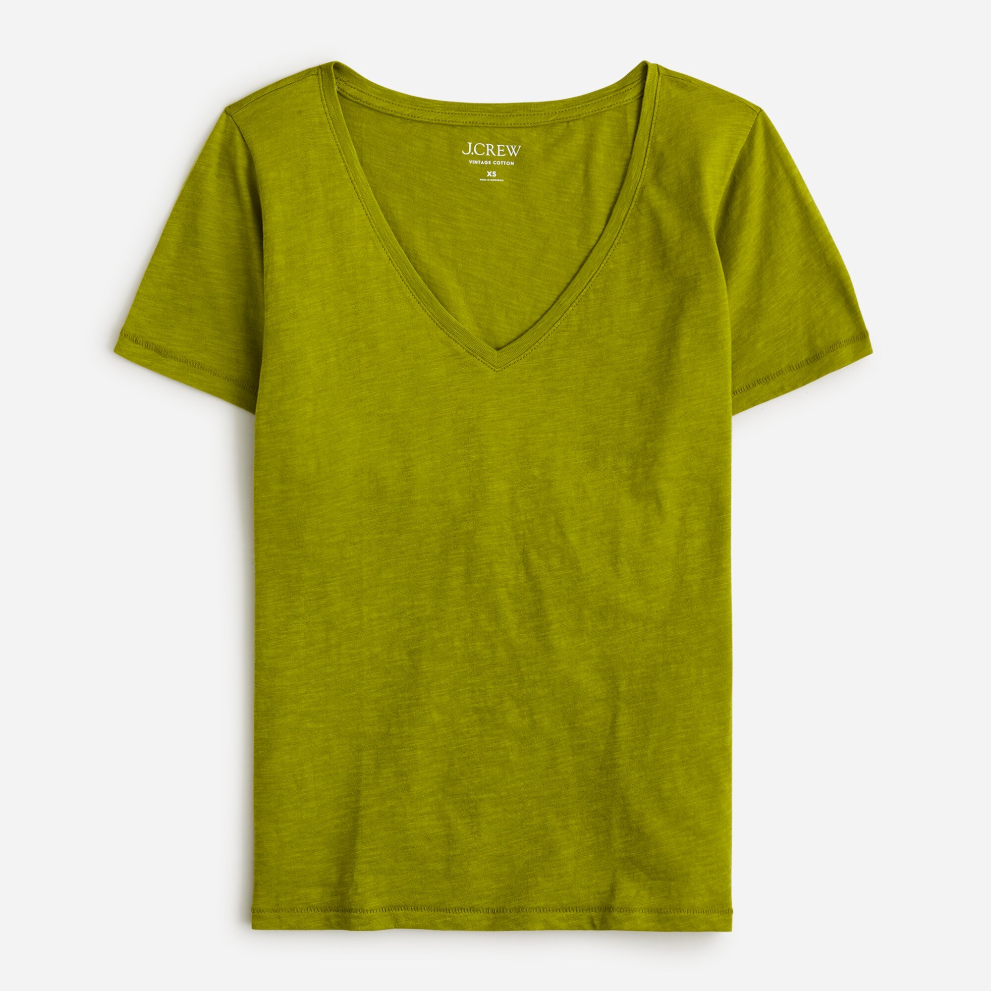  Vintage cotton V-neck T-shirt