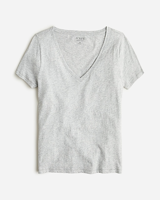  Vintage cotton V-neck T-shirt