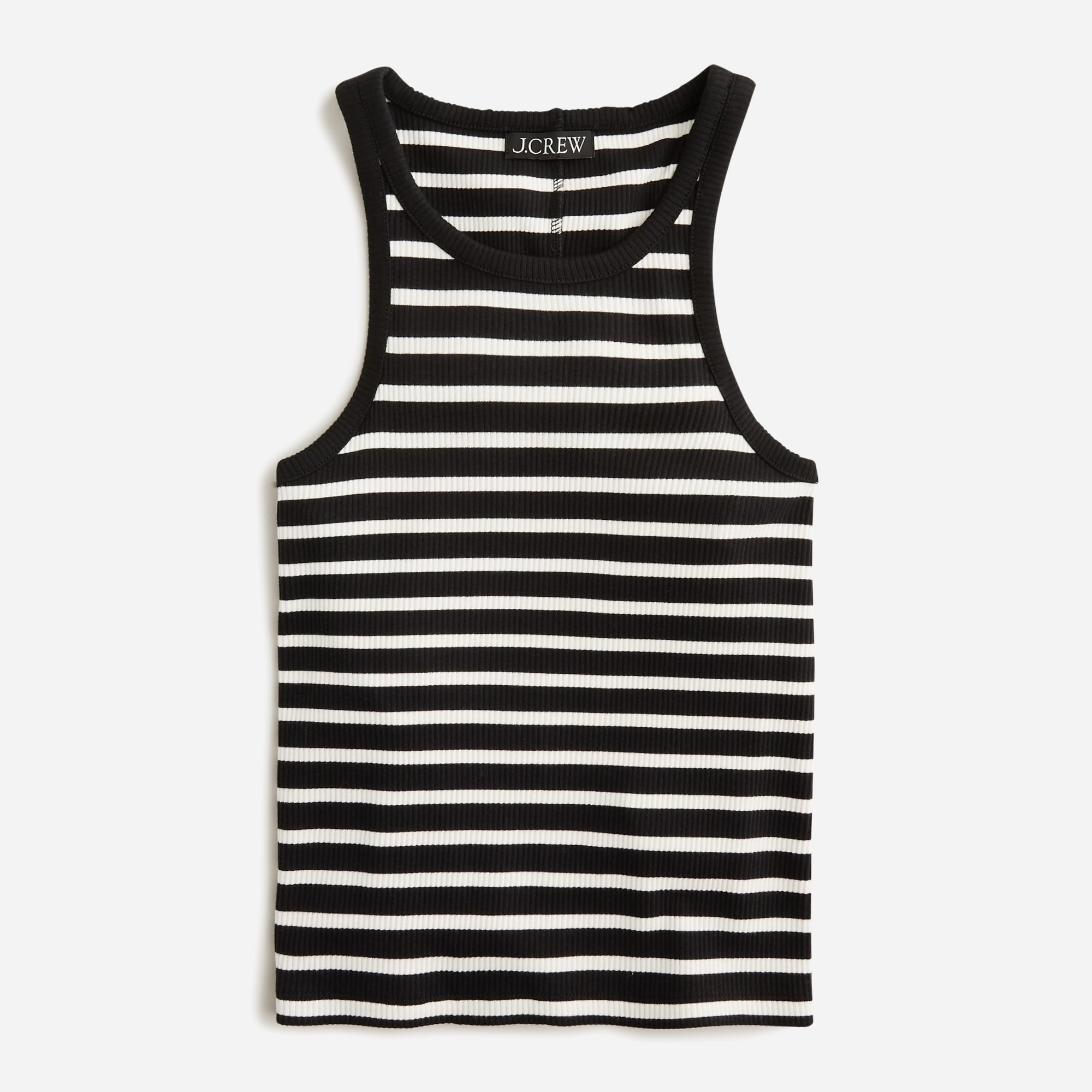 J.Crew New Favorite Tank In Striped Vintage Rib For Women