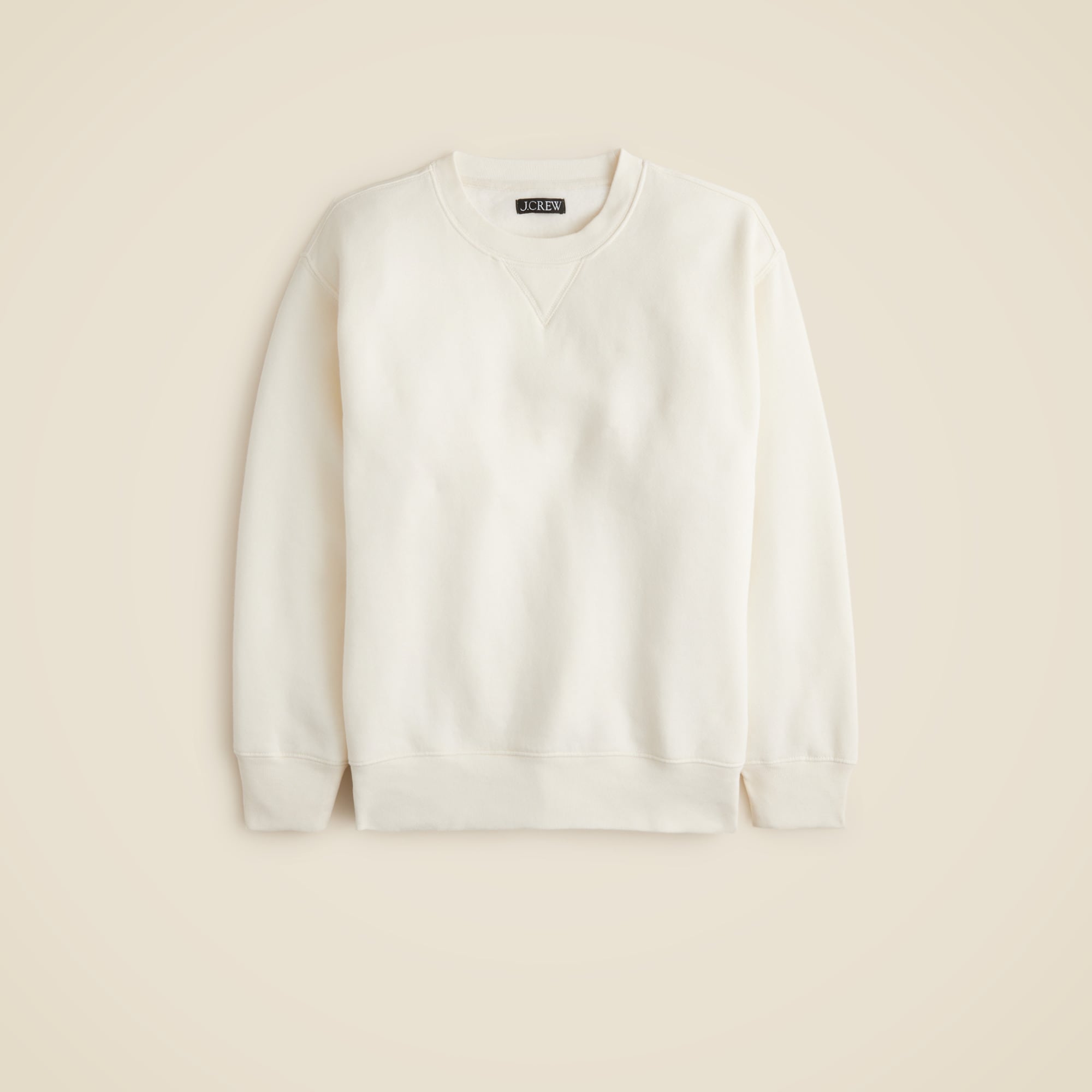 womens Heritage fleece oversized crewneck sweatshirt