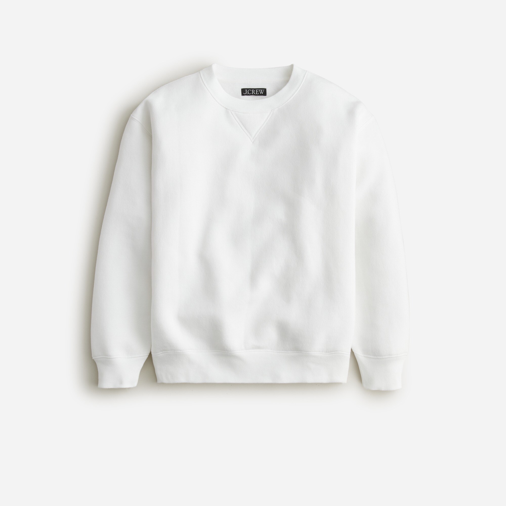 Heritage fleece oversized crewneck sweater