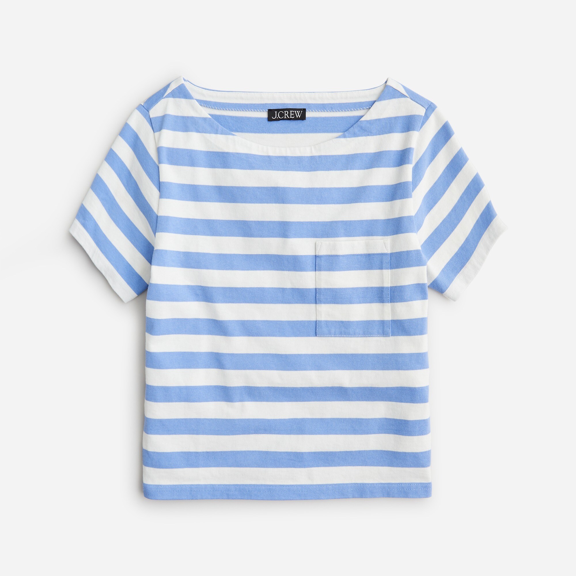 J.Crew: Short-sleeve T-shirt In Stripe For Women