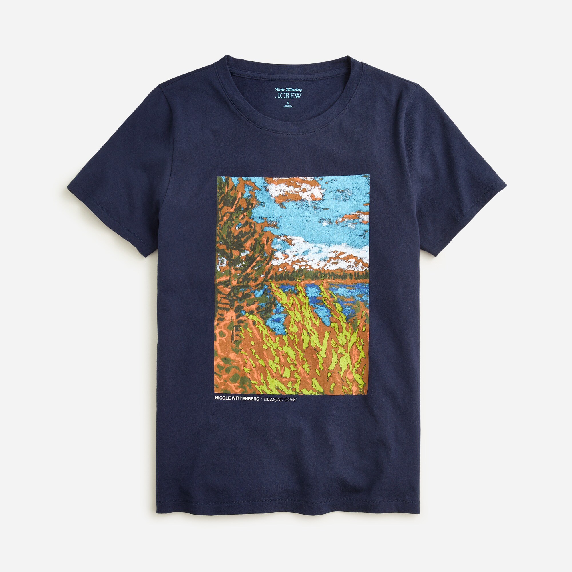 Limited-edition Nicole Wittenberg X J.Crew Diamond Cove graphic T-shirt