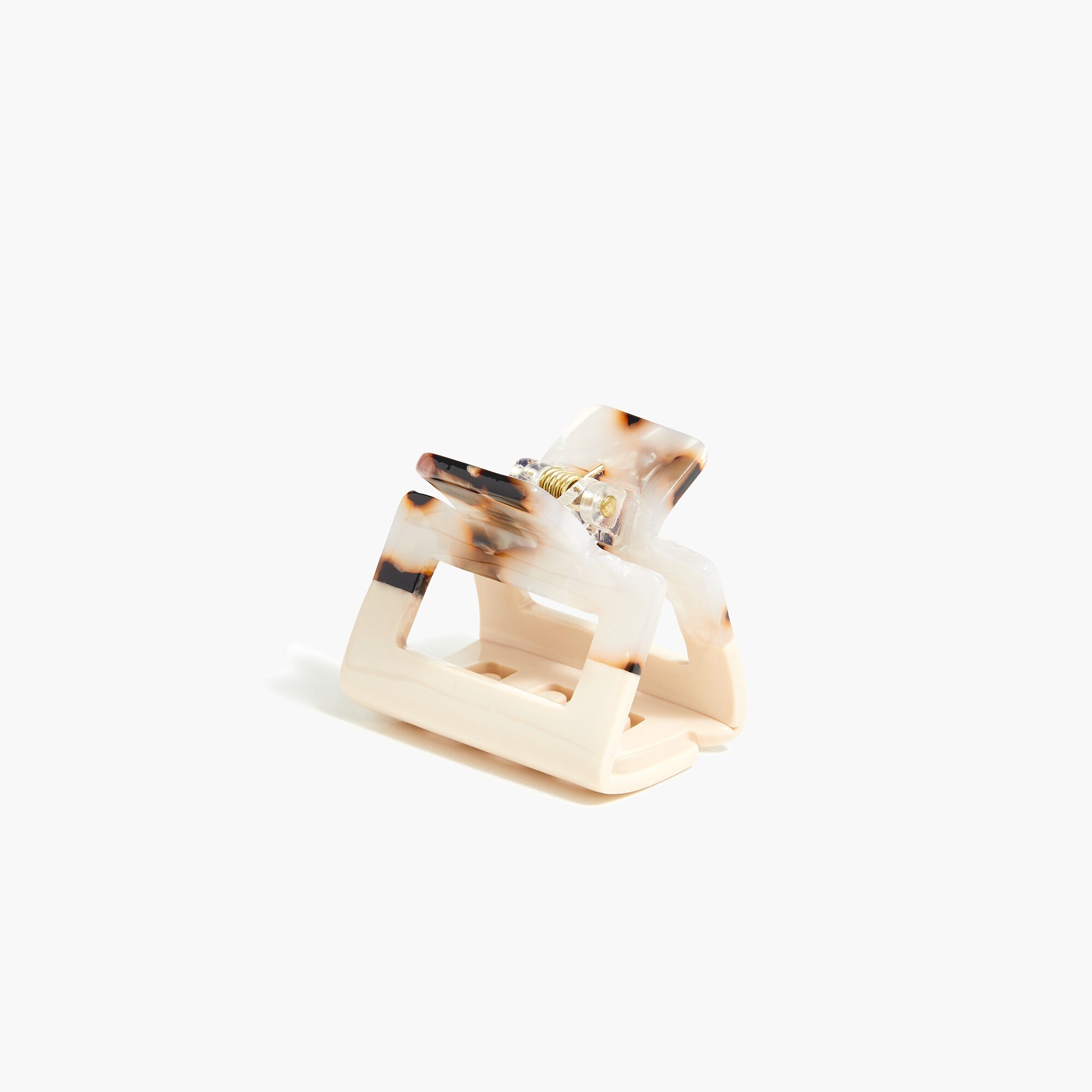  Colorblock tortoise claw hair clip