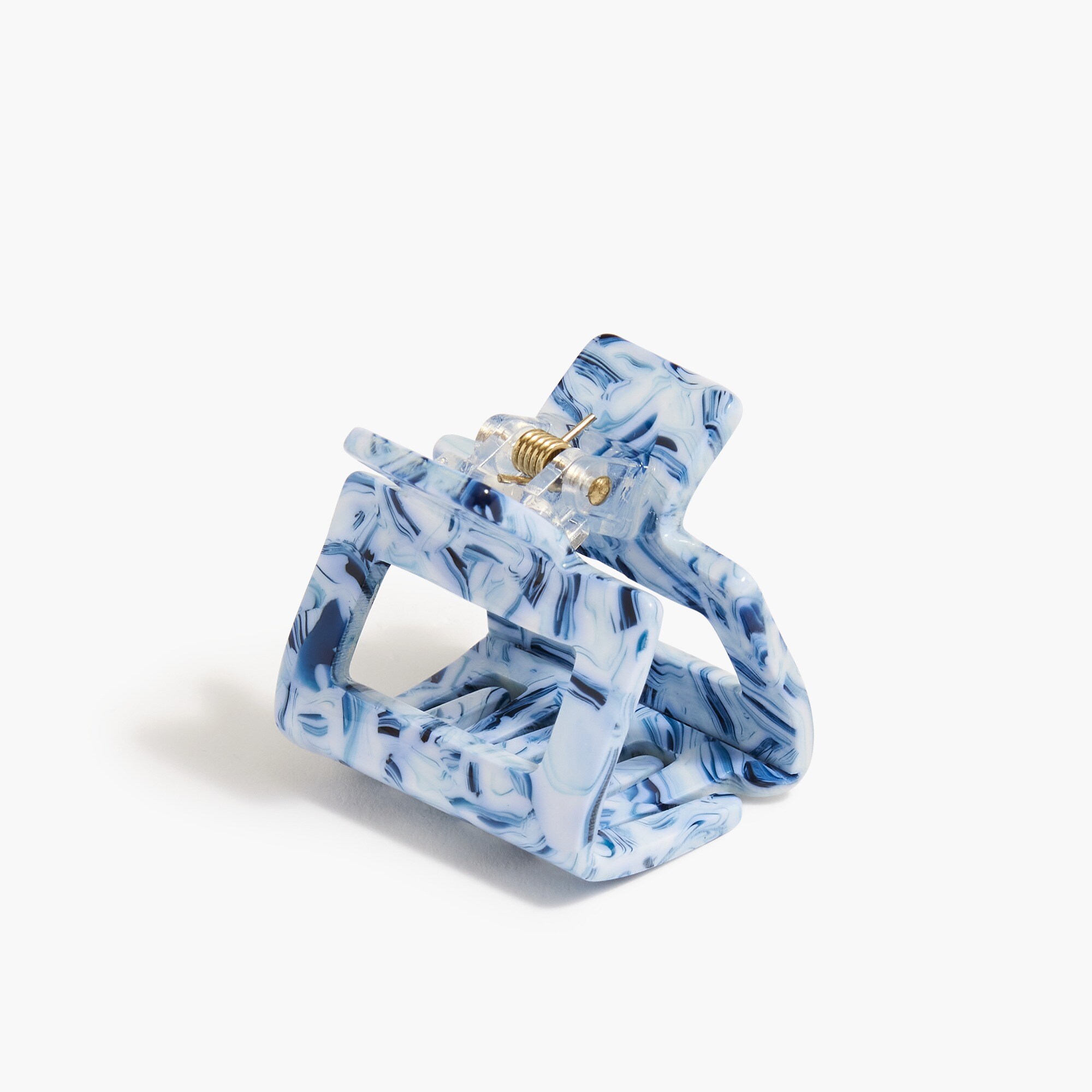 Small rectangle claw hair clip