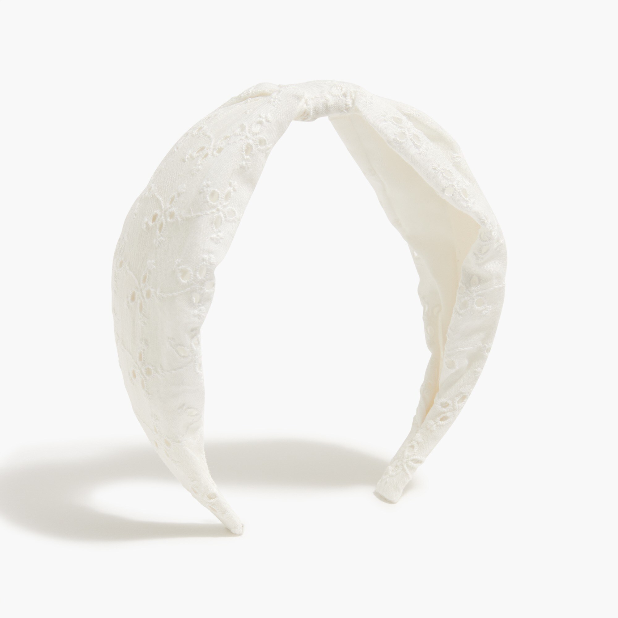 Knotted eyelet headband