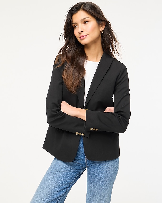 factory: two-button blazer for women, right side, view zoomed