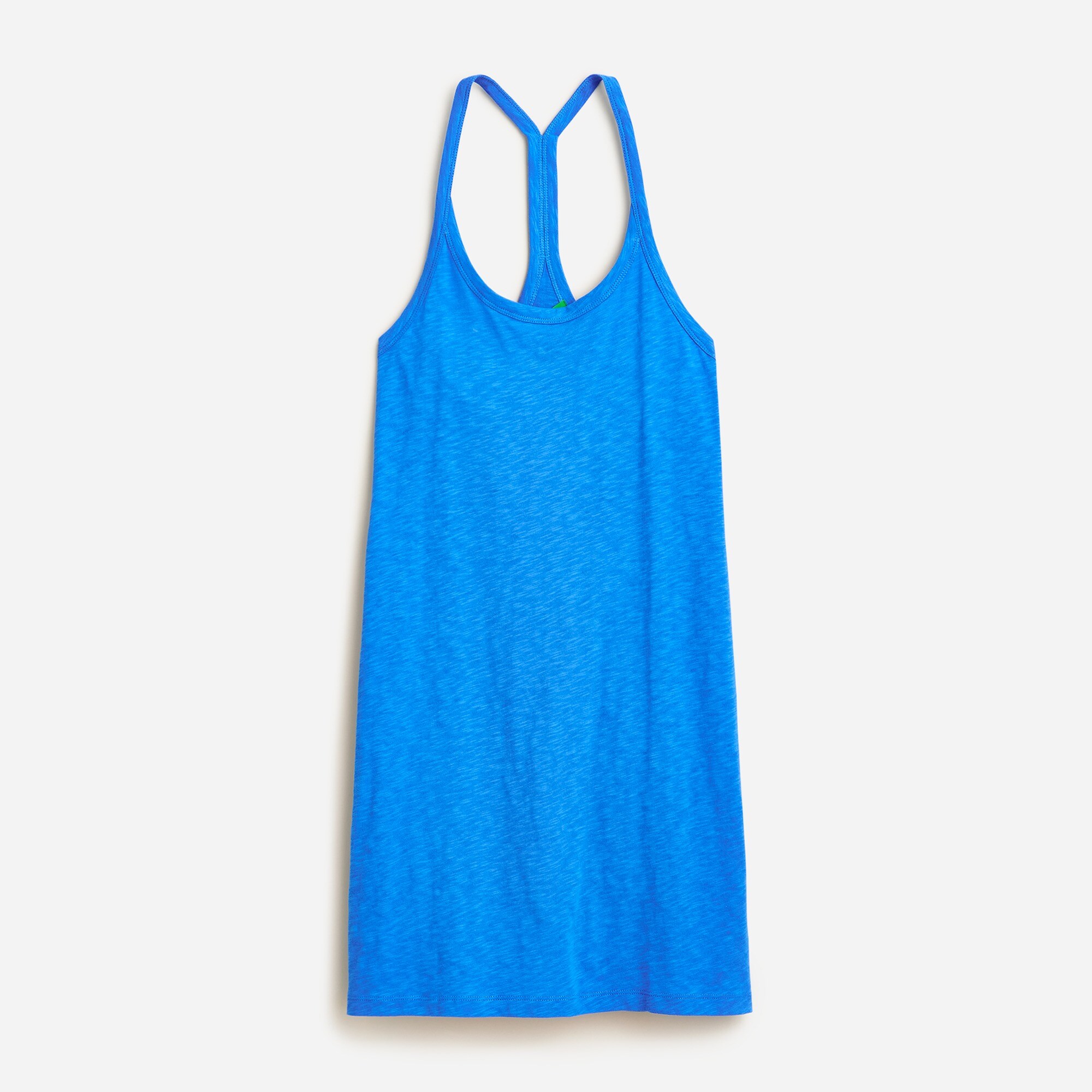  Relaxed tank dress in slub cotton