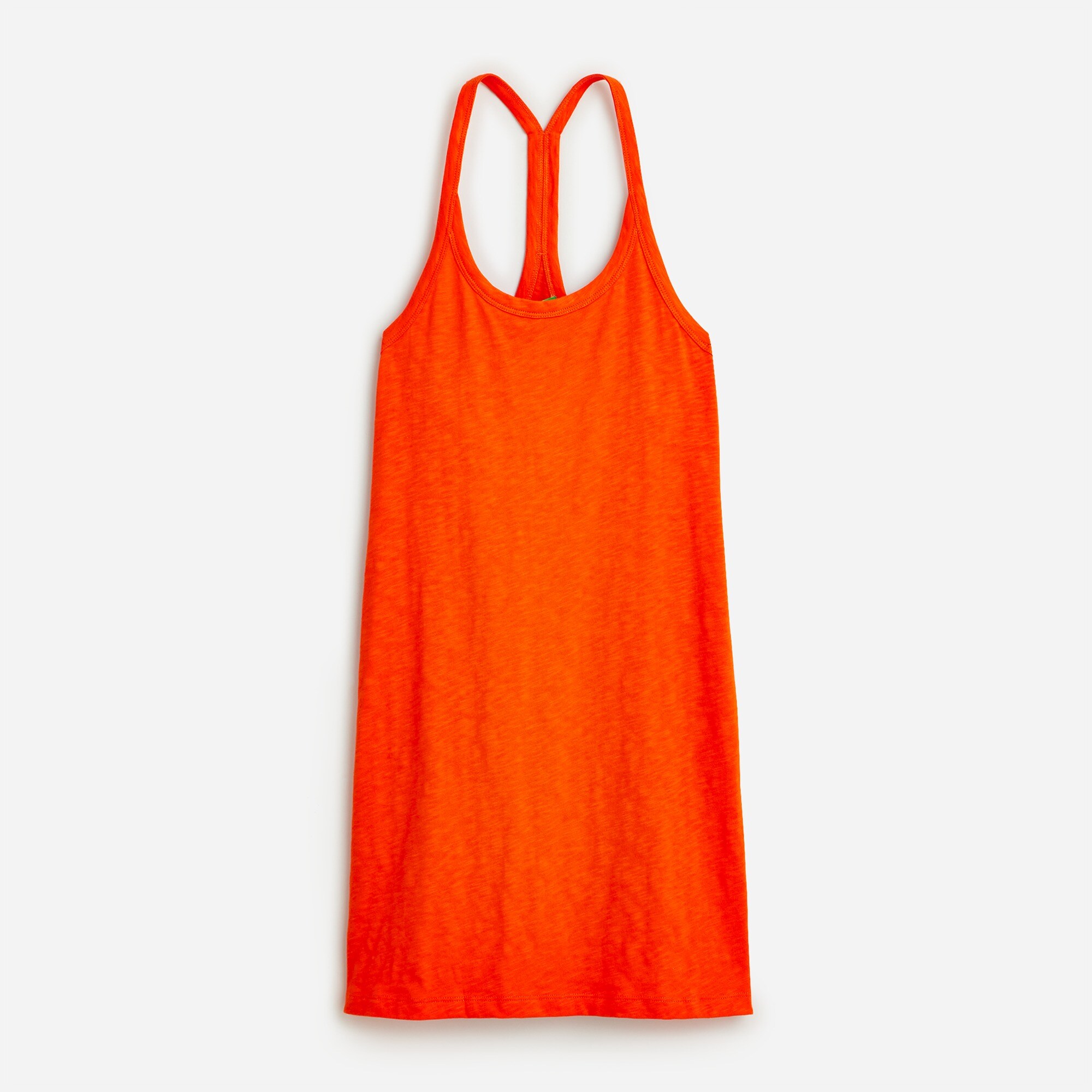 J.Crew Relaxed Tank Dress In Slub Cotton For Women