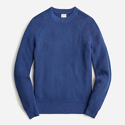 mens Heritage cotton shaker-stitch sweater