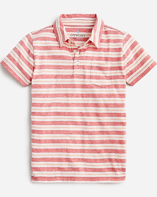  Boys&apos; polo shirt in stripe