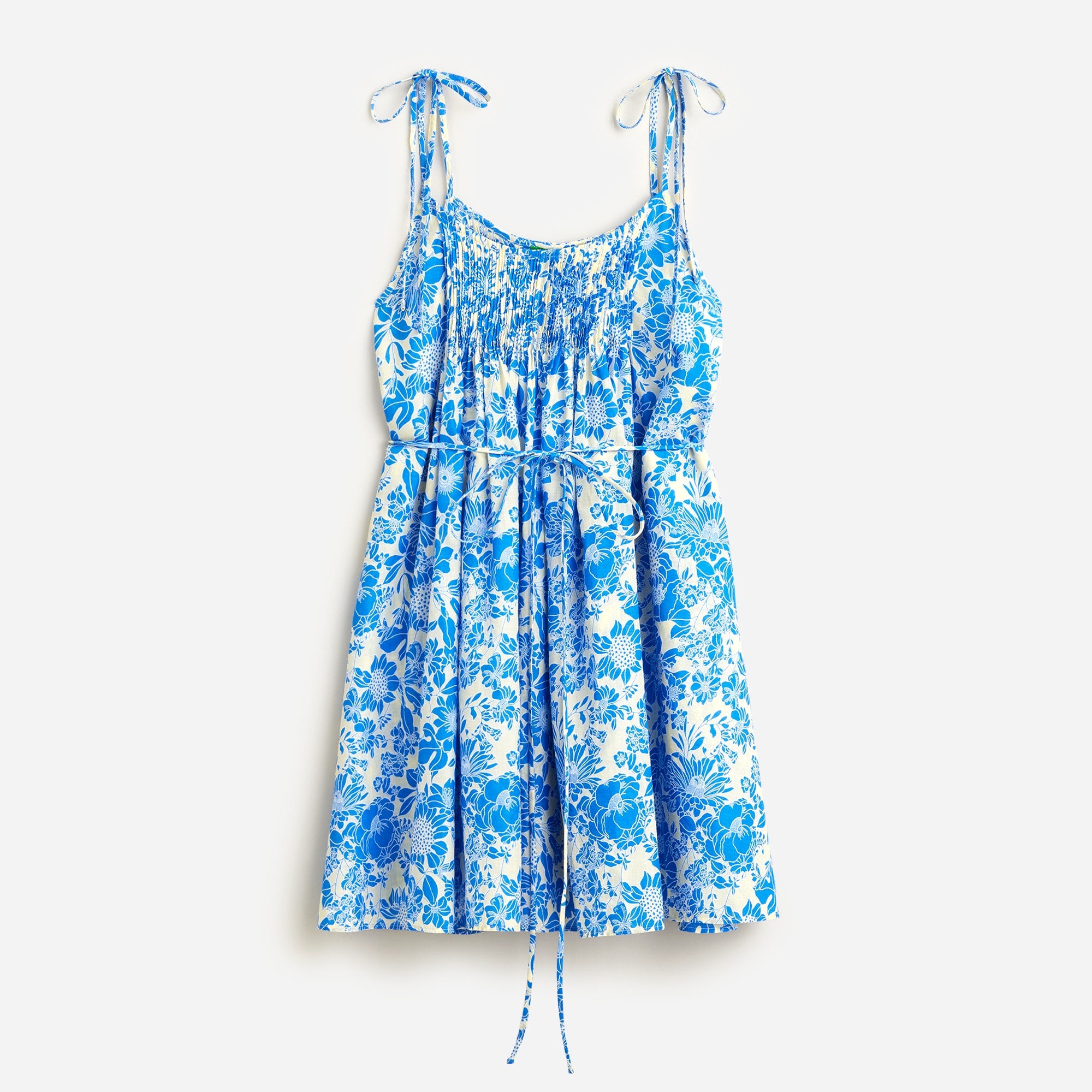 Hale Cotton Toile Print Cover-Up Dress