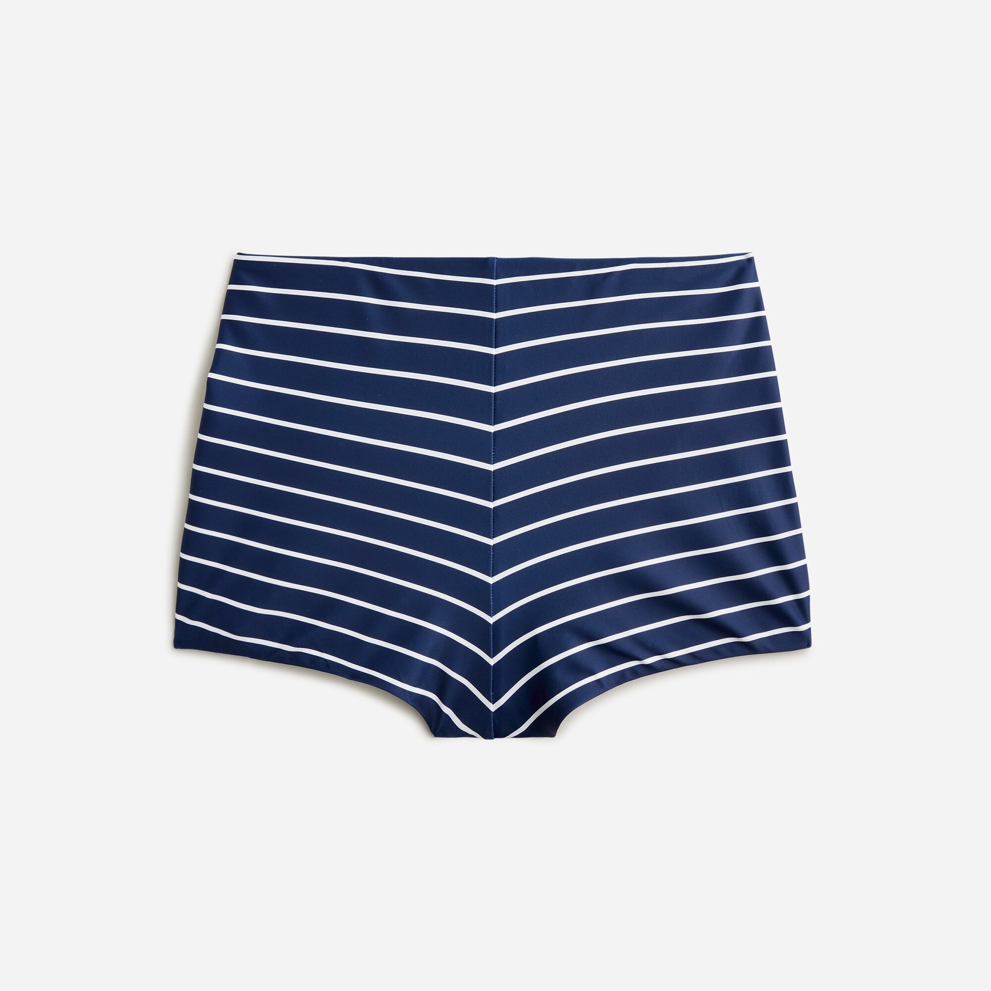  Mini swim short in reversible navy stripe