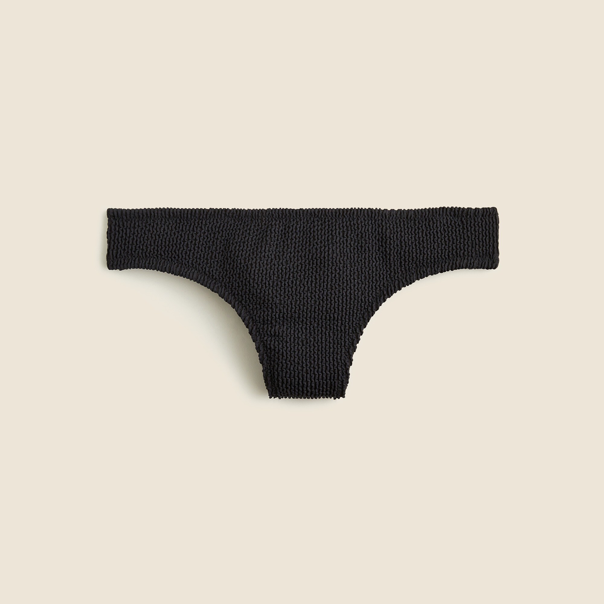 新品ディープスムース&ディープフィッター Textured Hipster Full-coverage Bikini Bottom For Women | J.Crew