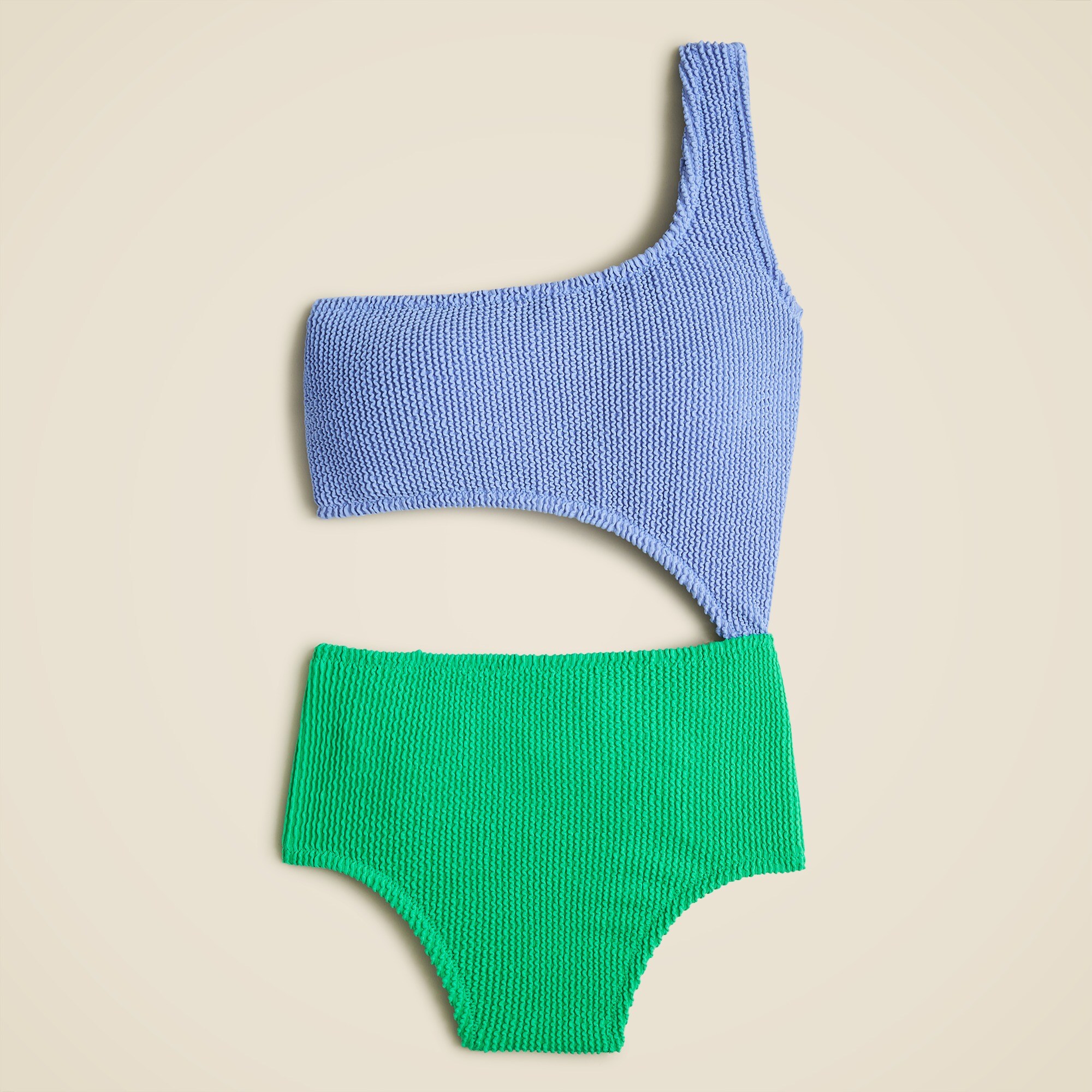 Textured One-piece Swimsuit With Cutouts For Women | J.Crew