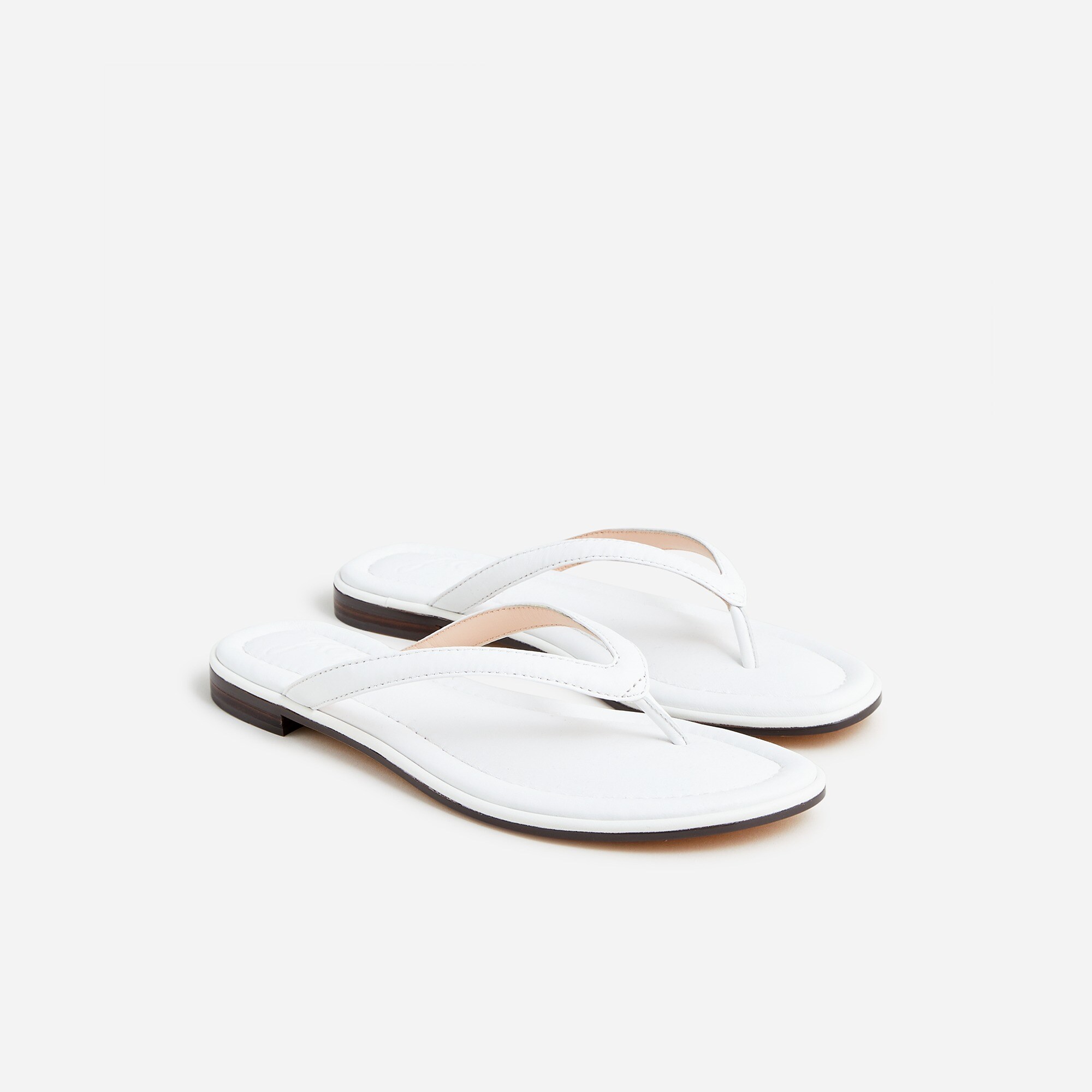 ASOS DESIGN flip flops in white