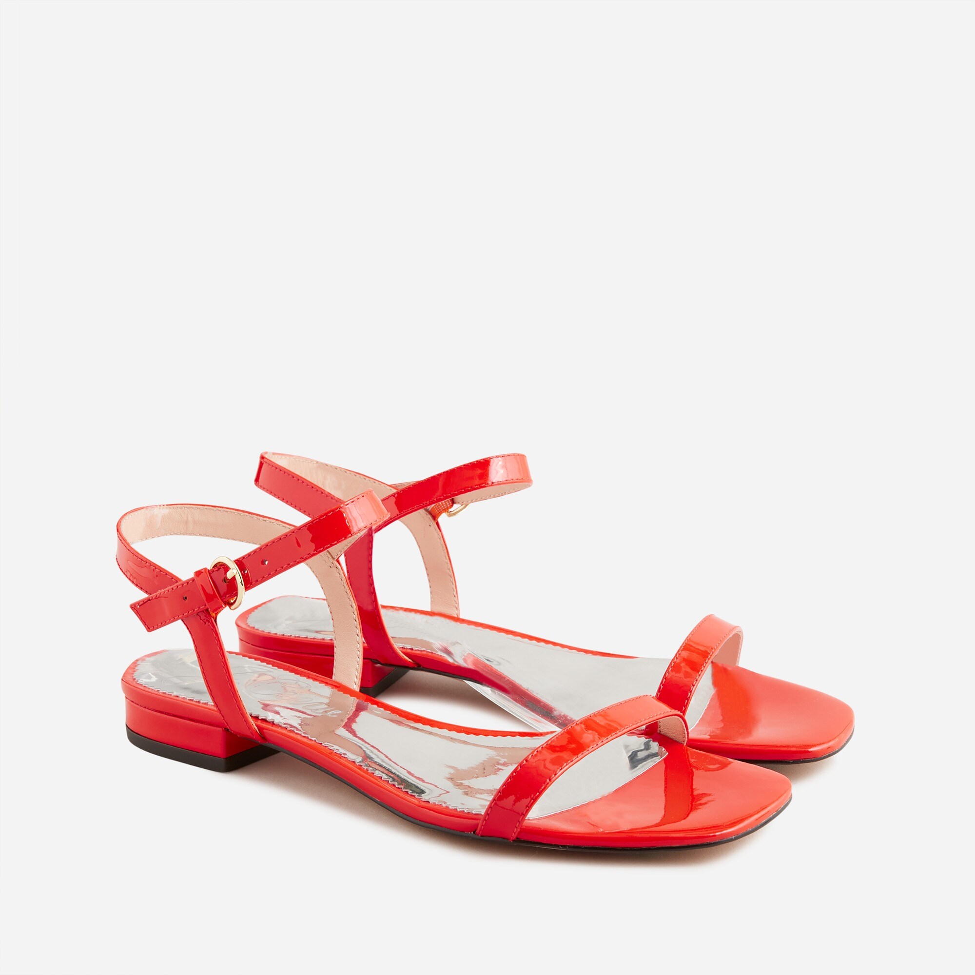 womens Hazel ankle-strap sandals in patent leather