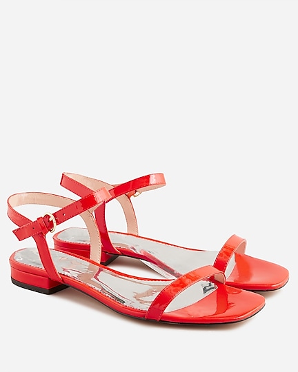 womens Hazel ankle-strap sandals in patent leather