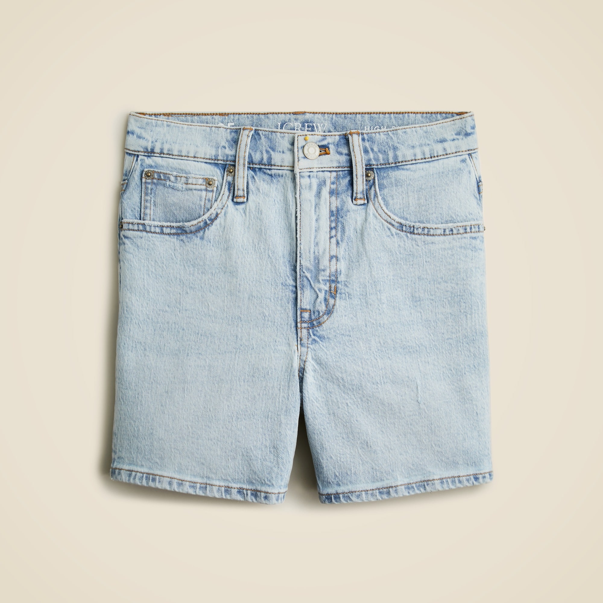 J crew high rise denim shorts shop
