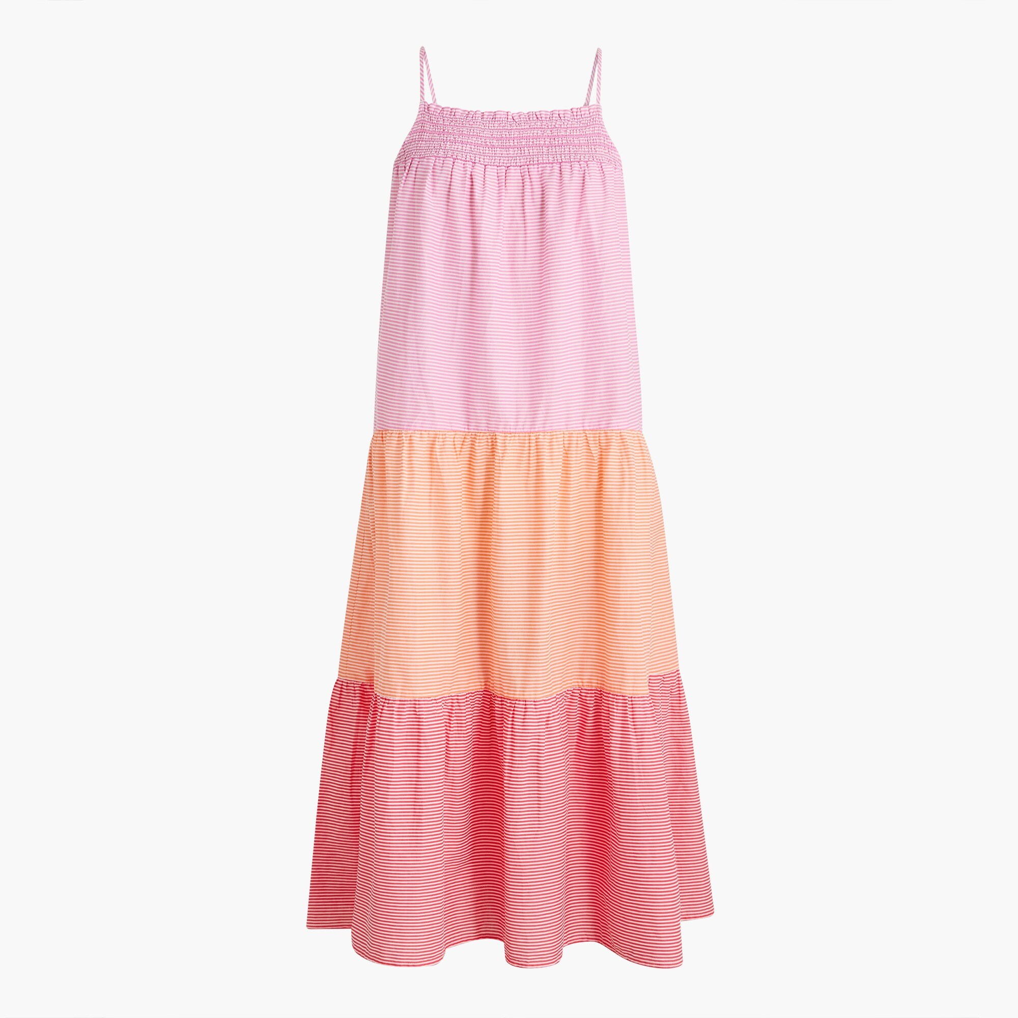 Smocked midi dress